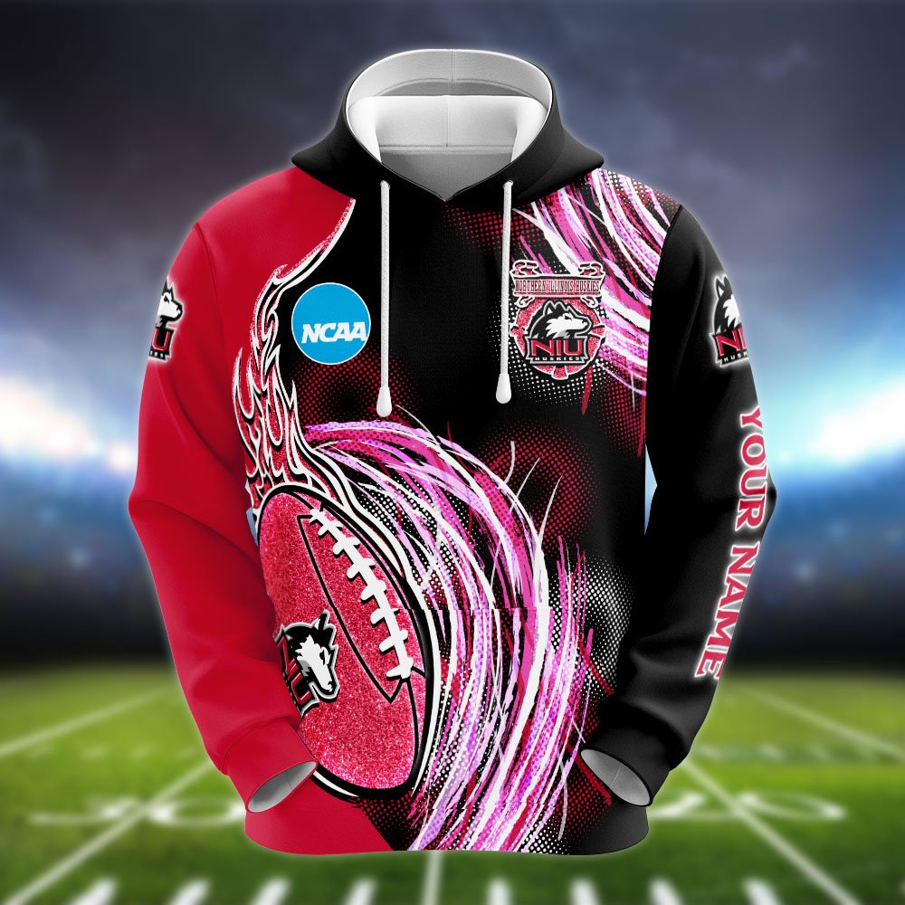 Alternative view of Northern Illinois Huskies Hoodie, Sweater, Zipper 2024 Version Personalized Your Name, Sport Clothings For Sport Lovers, Sport Gifts ETHY-53224