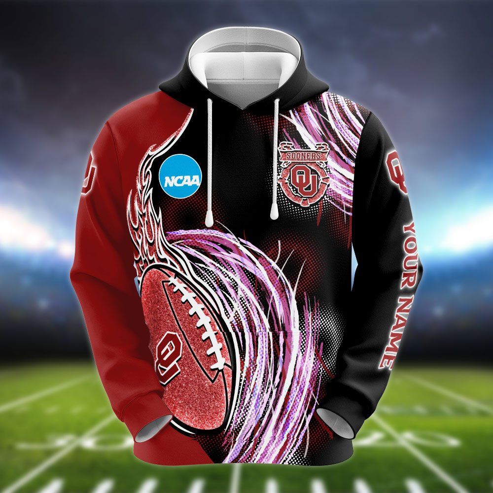 Alternative view of Oklahoma Sooners Hoodie, Sweater, Zipper 2024 Version Personalized Your Name, Sport Clothings For Sport Lovers, Sport Gifts ETHY-53224