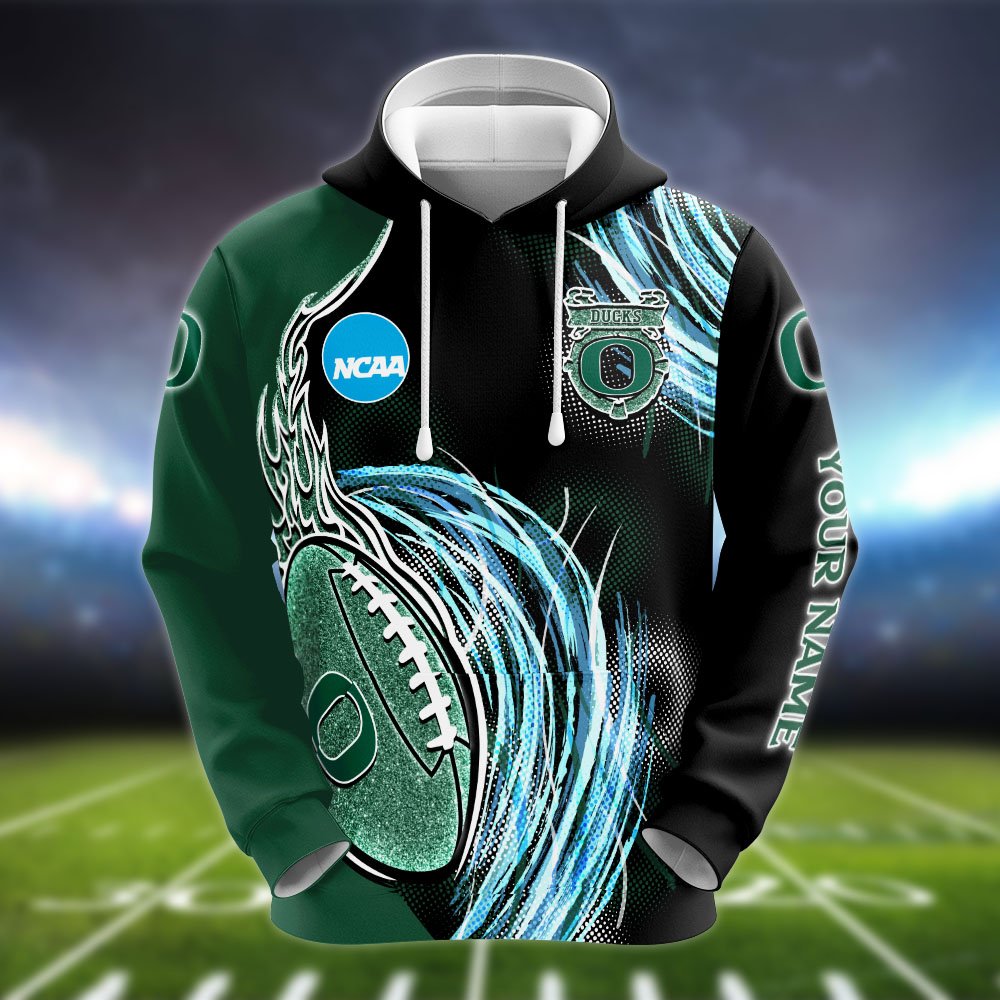 Alternative view of Oregon Ducks Hoodie, Sweater, Zipper 2024 Version Personalized Your Name, Sport Clothings For Sport Lovers, Sport Gifts ETHY-53224