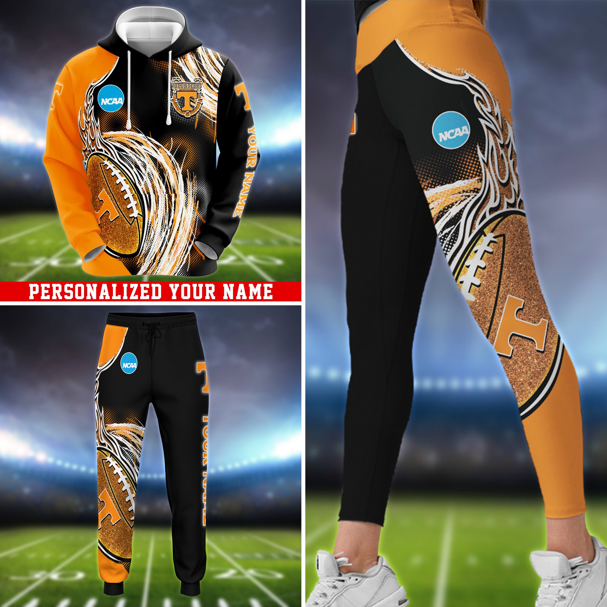 Tennessee Volunteers Hoodie, Sweater, Zipper 2024 Version Personalized Your Name, Sport Clothings For Sport Lovers, Sport Gifts ETHY-53224