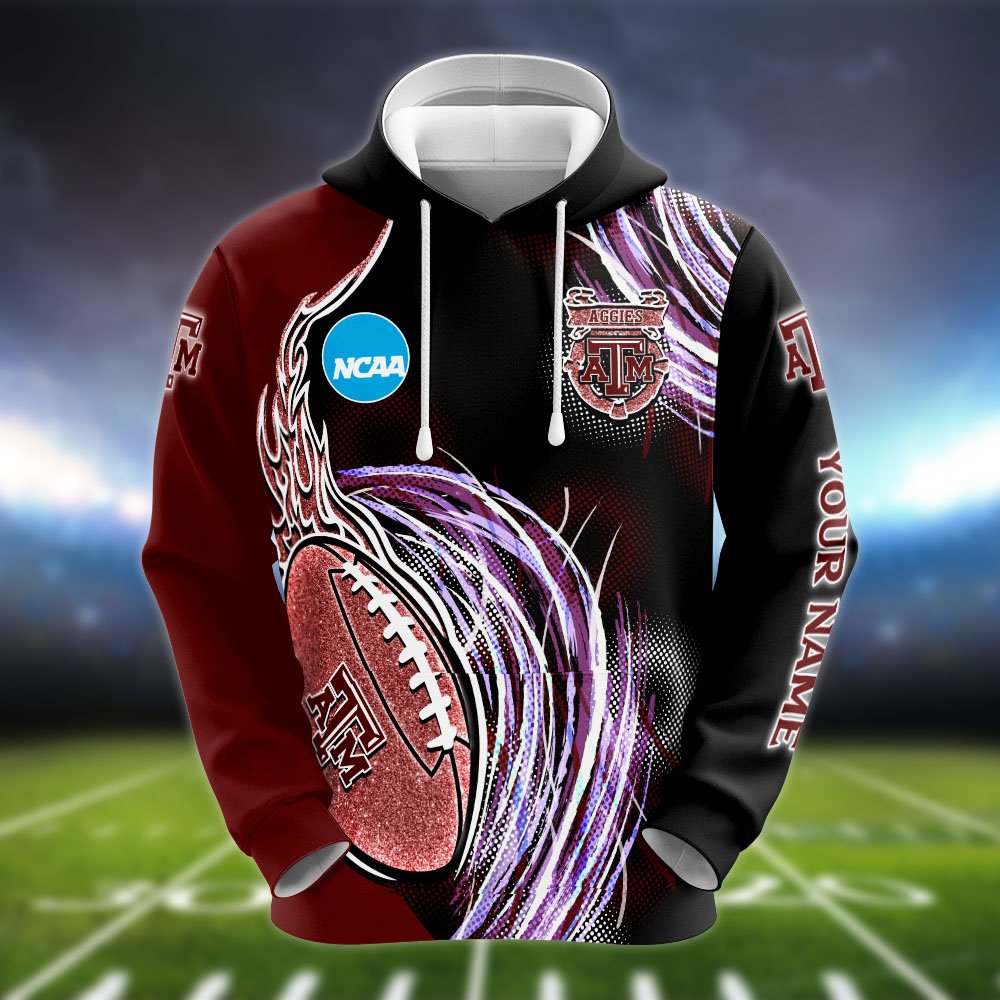 Alternative view of Texas A&M Aggies Hoodie, Sweater, Zipper 2024 Version Personalized Your Name, Sport Clothings For Sport Lovers, Sport Gifts ETHY-53224