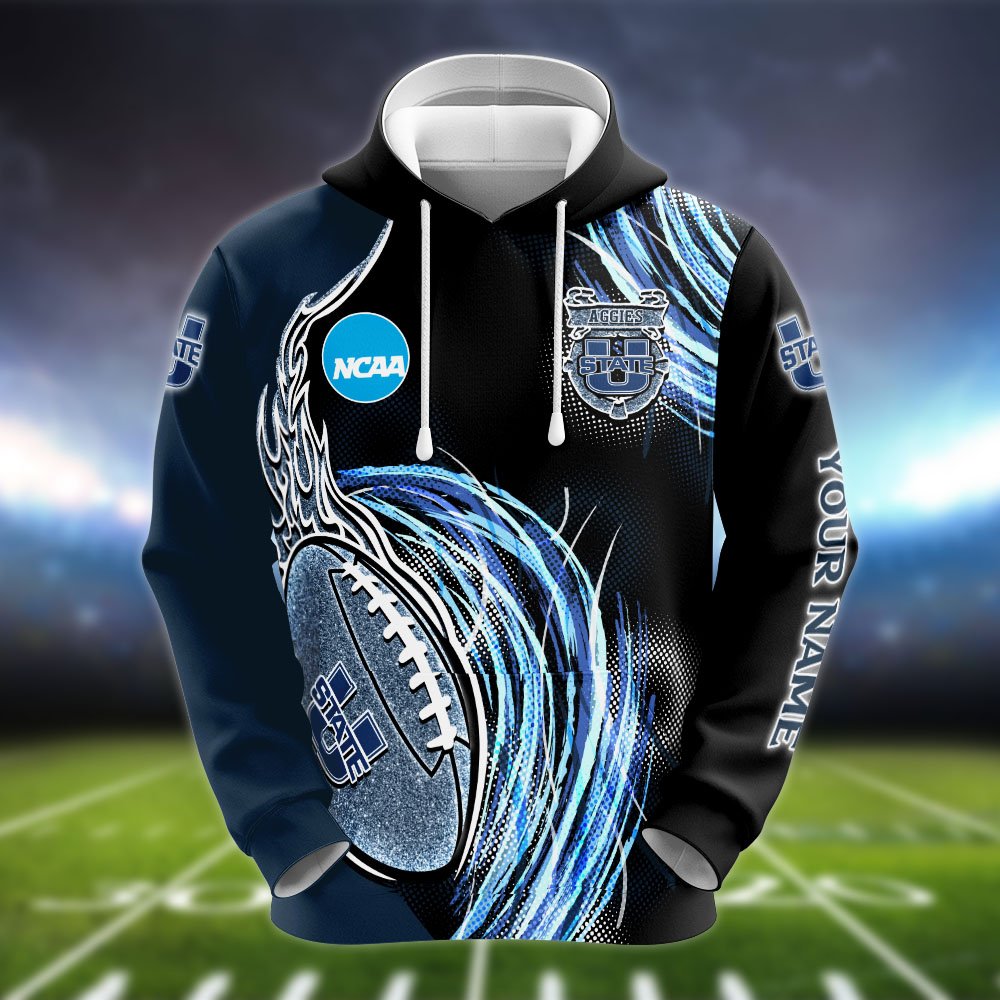 Alternative view of Utah State Aggies Hoodie, Sweater, Zipper 2024 Version Personalized Your Name, Sport Clothings For Sport Lovers, Sport Gifts ETHY-53224