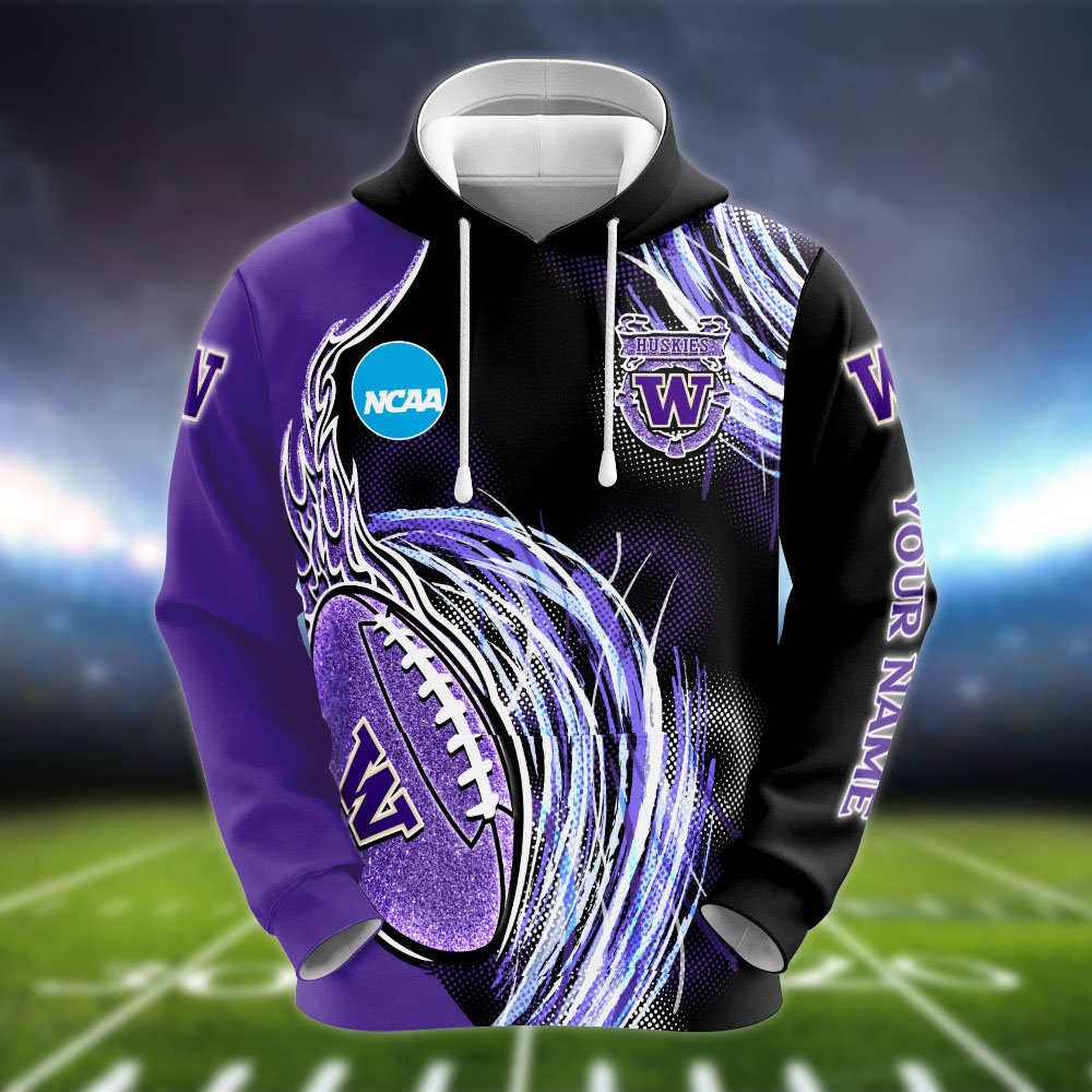 Alternative view of Washington Huskies Hoodie, Sweater, Zipper 2024 Version Personalized Your Name, Sport Clothings For Sport Lovers, Sport Gifts ETHY-53224