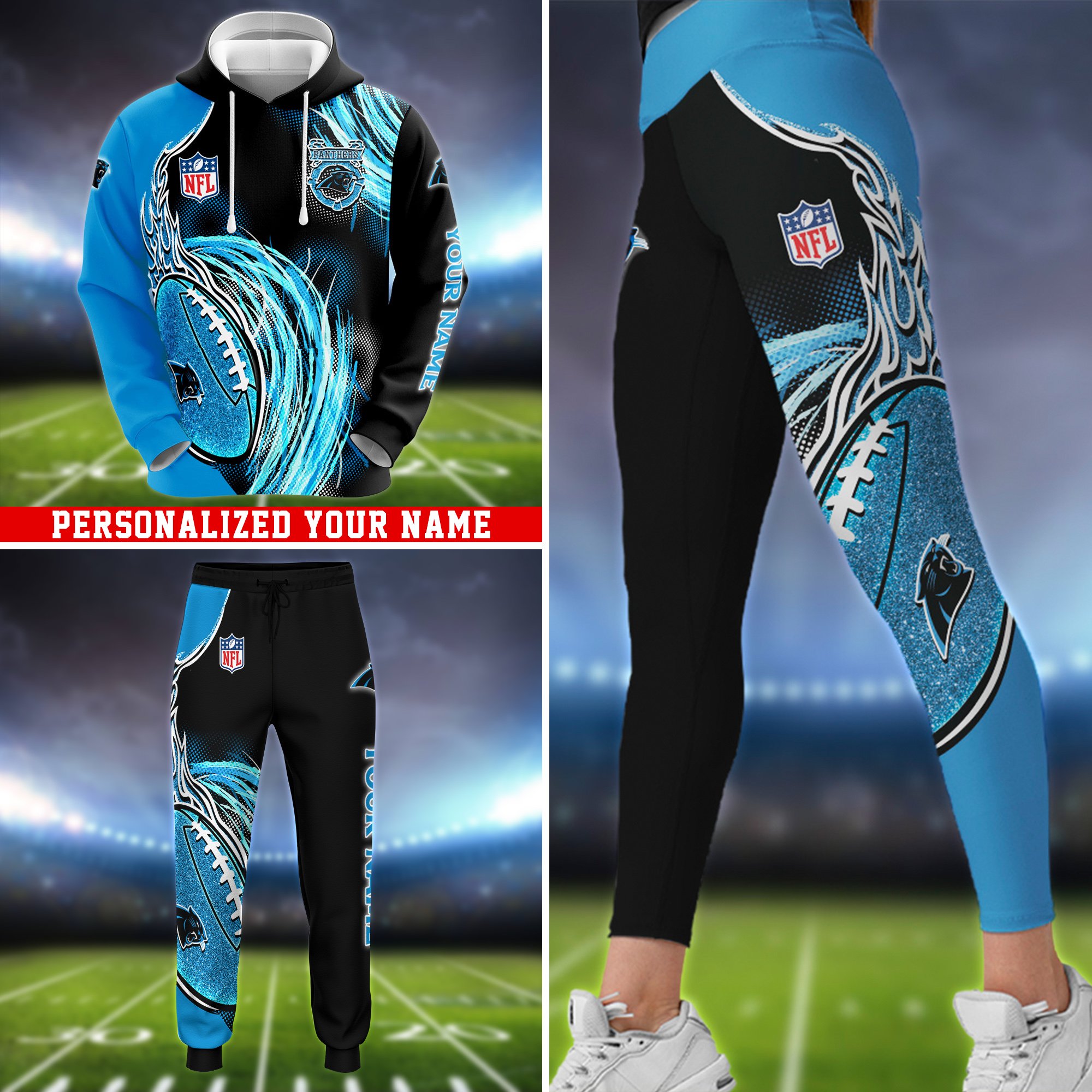 Carolina Panthers Hoodie, Sweater, Zipper 2024 Version Personalized Your Name, Sport Clothings For Sport Lovers, Sport Gifts ETHY-53224