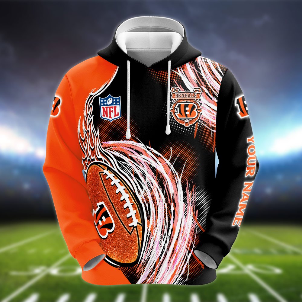 Alternative view of Cincinnati Bengals Hoodie, Sweater, Zipper 2024 Version Personalized Your Name, Sport Clothings For Sport Lovers, Sport Gifts ETHY-53224