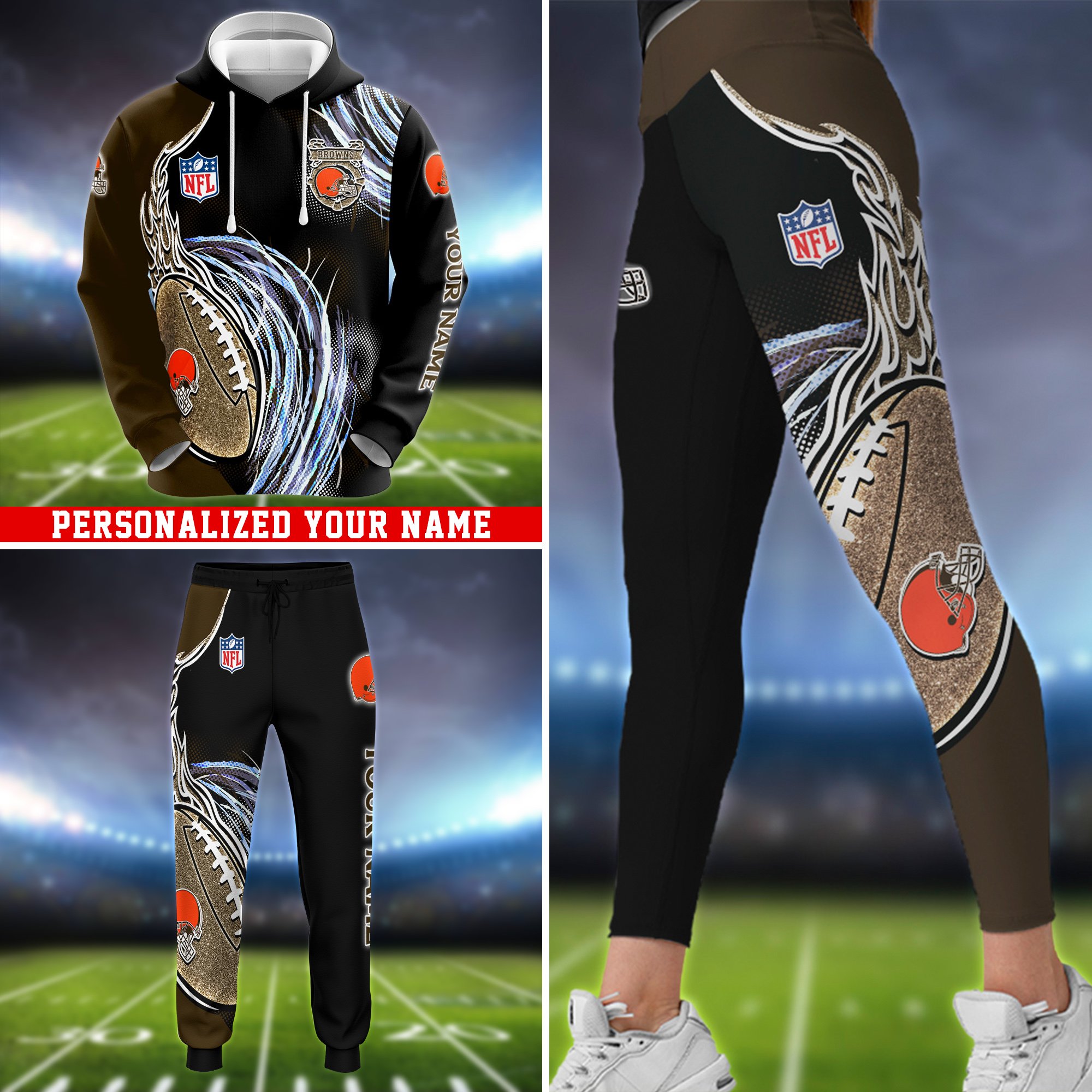 Cleveland Browns Hoodie, Sweater, Zipper 2024 Version Personalized Your Name, Sport Clothings For Sport Lovers, Sport Gifts ETHY-53224