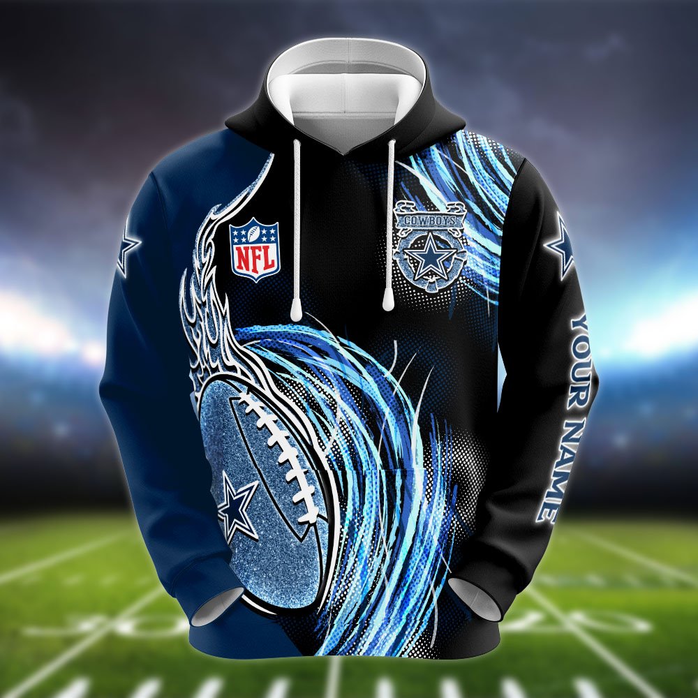 Alternative view of Dallas Cowboys Hoodie, Sweater, Zipper 2024 Version Personalized Your Name, Sport Clothings For Sport Lovers, Sport Gifts ETHY-53224