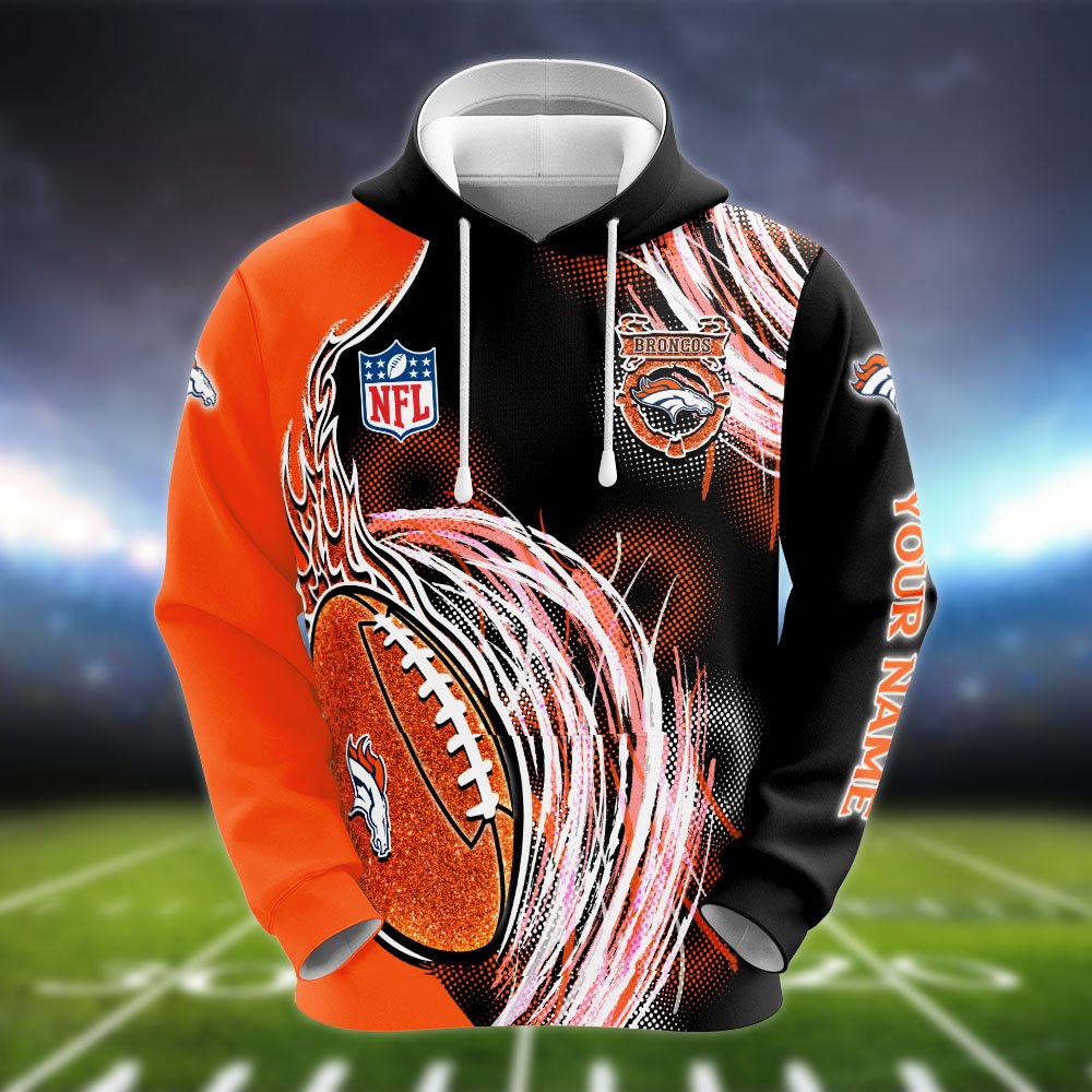 Alternative view of Denver Broncos Hoodie, Sweater, Zipper 2024 Version Personalized Your Name, Sport Clothings For Sport Lovers, Sport Gifts ETHY-53224