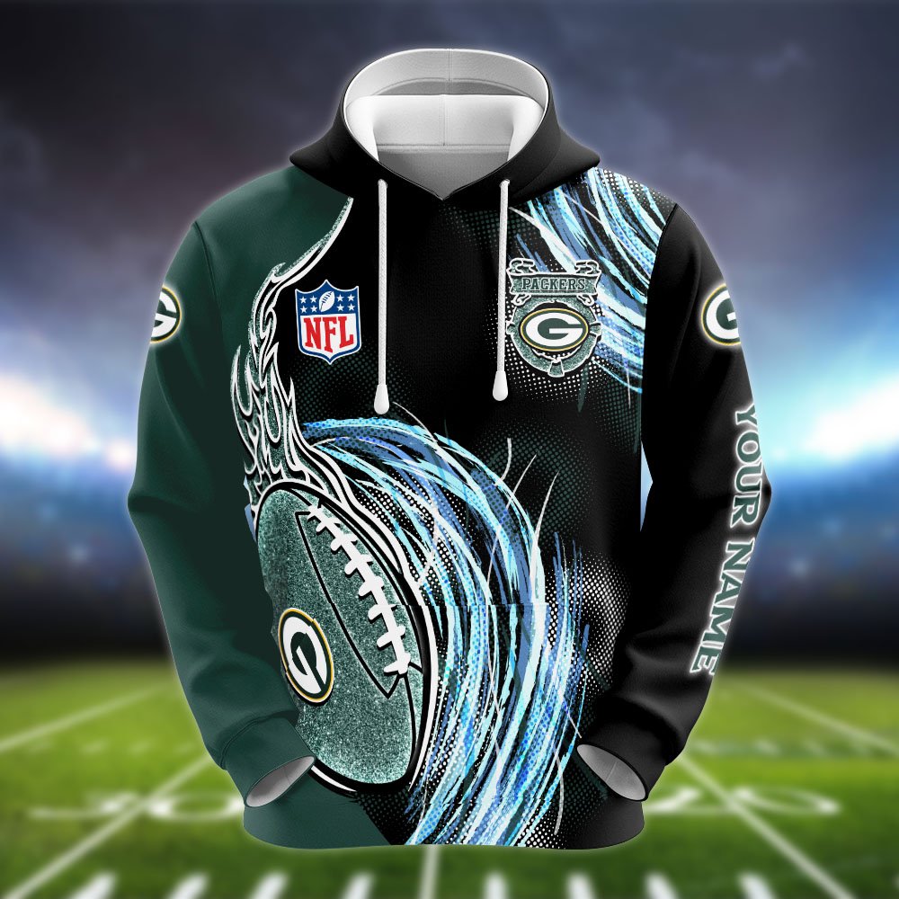 Alternative view of Green Bay Packers Hoodie, Sweater, Zipper 2024 Version Personalized Your Name, Sport Clothings For Sport Lovers, Sport Gifts ETHY-53224