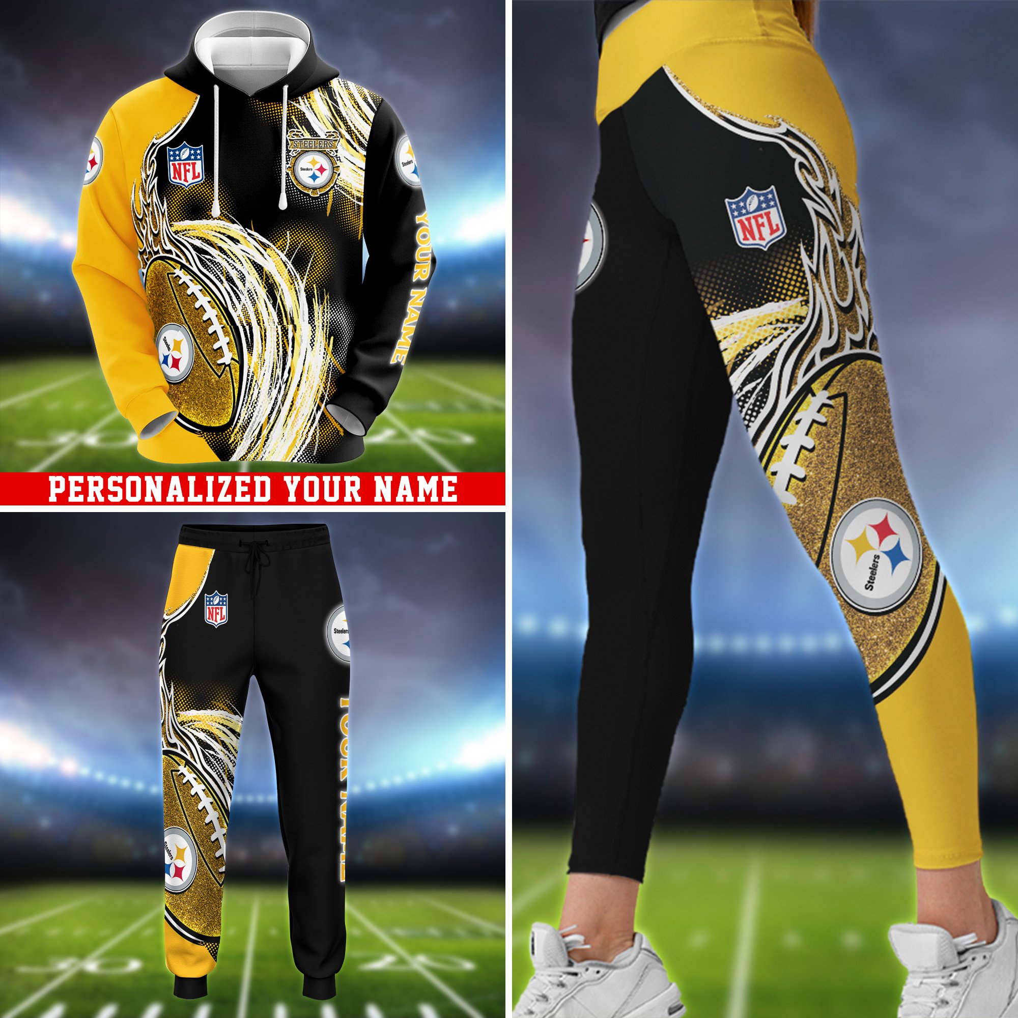 Pittsburgh Steelers Hoodie, Sweater, Zipper 2024 Version Personalized Your Name, Sport Clothings For Sport Lovers, Sport Gifts ETHY-53224