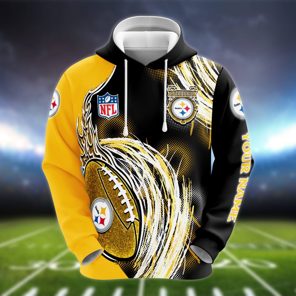 Alternative view of Pittsburgh Steelers Hoodie, Sweater, Zipper 2024 Version Personalized Your Name, Sport Clothings For Sport Lovers, Sport Gifts ETHY-53224