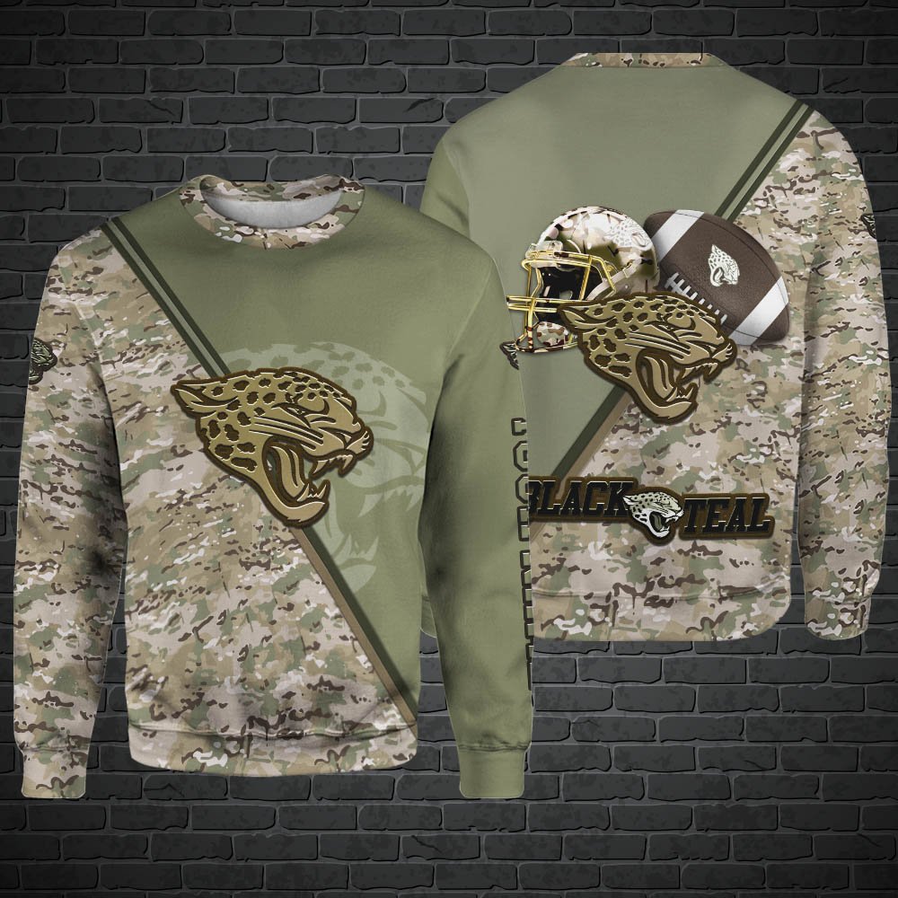 Alternative view of Jacksonville Jaguars Hoodie, Sweatshirt, Zipper, Tshirts 2024 Version Customized Your Name, Camouflage Shirts For Sport Fans, Sport Gifts ETHY-53613