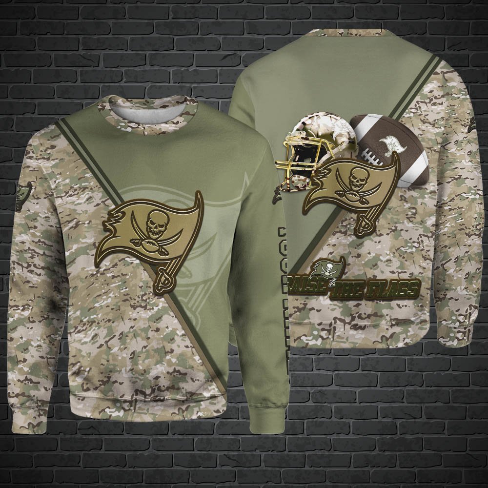Alternative view of Tampa Bay Buccaneers Hoodie, Sweatshirt, Zipper, Tshirts 2024 Version Customized Your Name, Camouflage Shirts For Sport Fans, Sport Gifts ETHY-53613