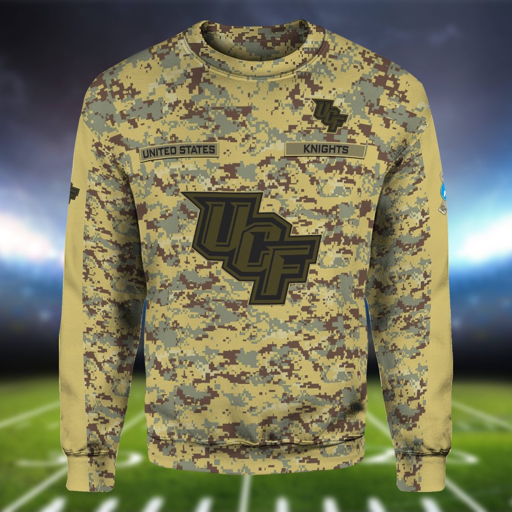 UCF Knights Camouflage Hoodie, Sweatshirt, T-shirt, Zipper 2024 Version Customized Your Name And Number, Shirts For Football Fans, Sport Gifts ETHY-53721 - Image 4