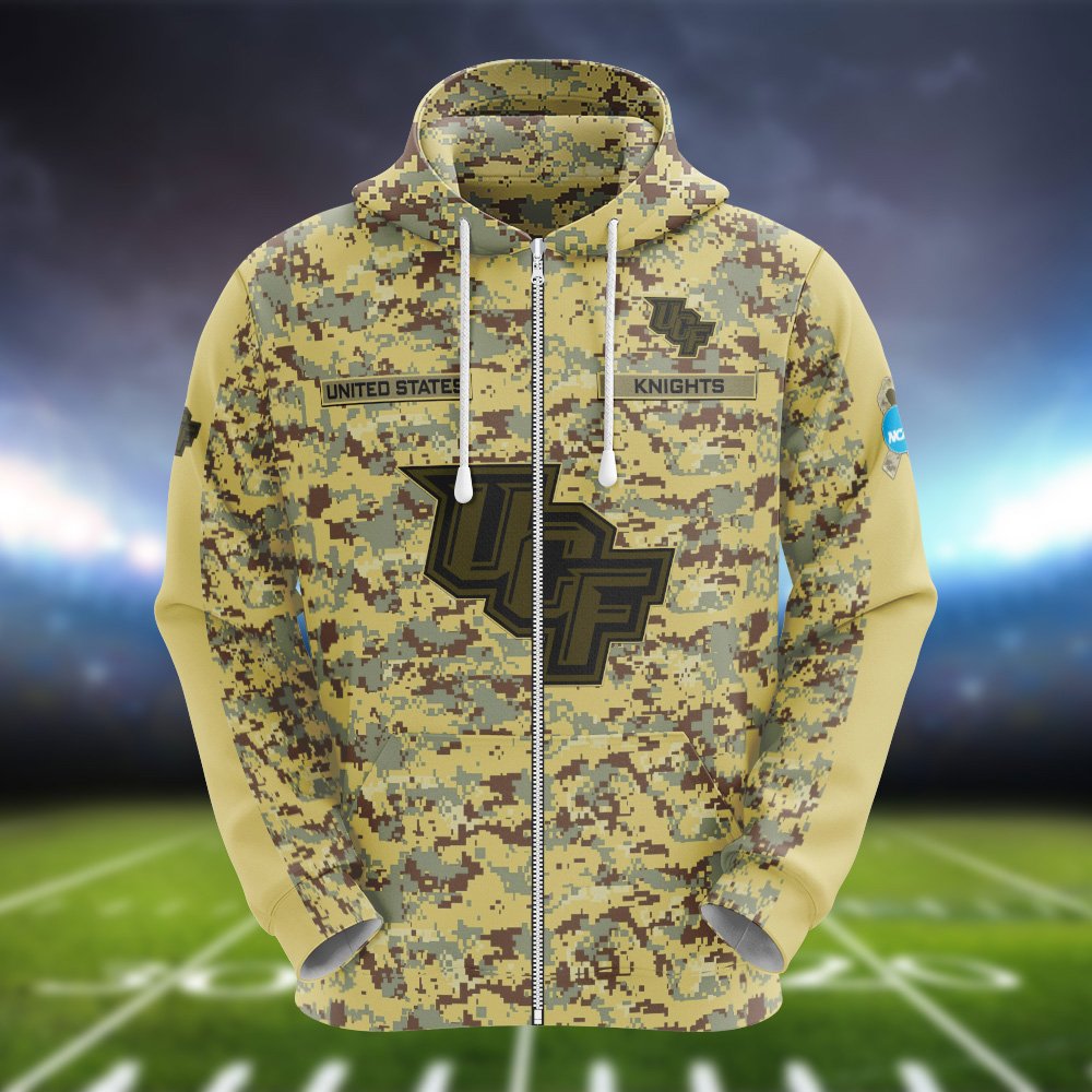 UCF Knights Camouflage Hoodie, Sweatshirt, T-shirt, Zipper 2024 Version Customized Your Name And Number, Shirts For Football Fans, Sport Gifts ETHY-53721 - Image 6
