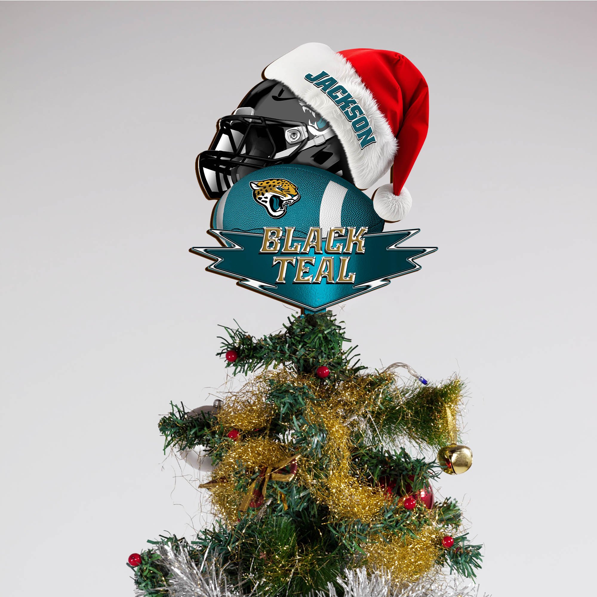 Alternative view of Jacksonville Jaguars Tree Topper 2024 Version Custom Your Name, Christmas Tree Topper For Sport Lovers, Christmas Tree Decor, Sport Gifts ETHY-62754