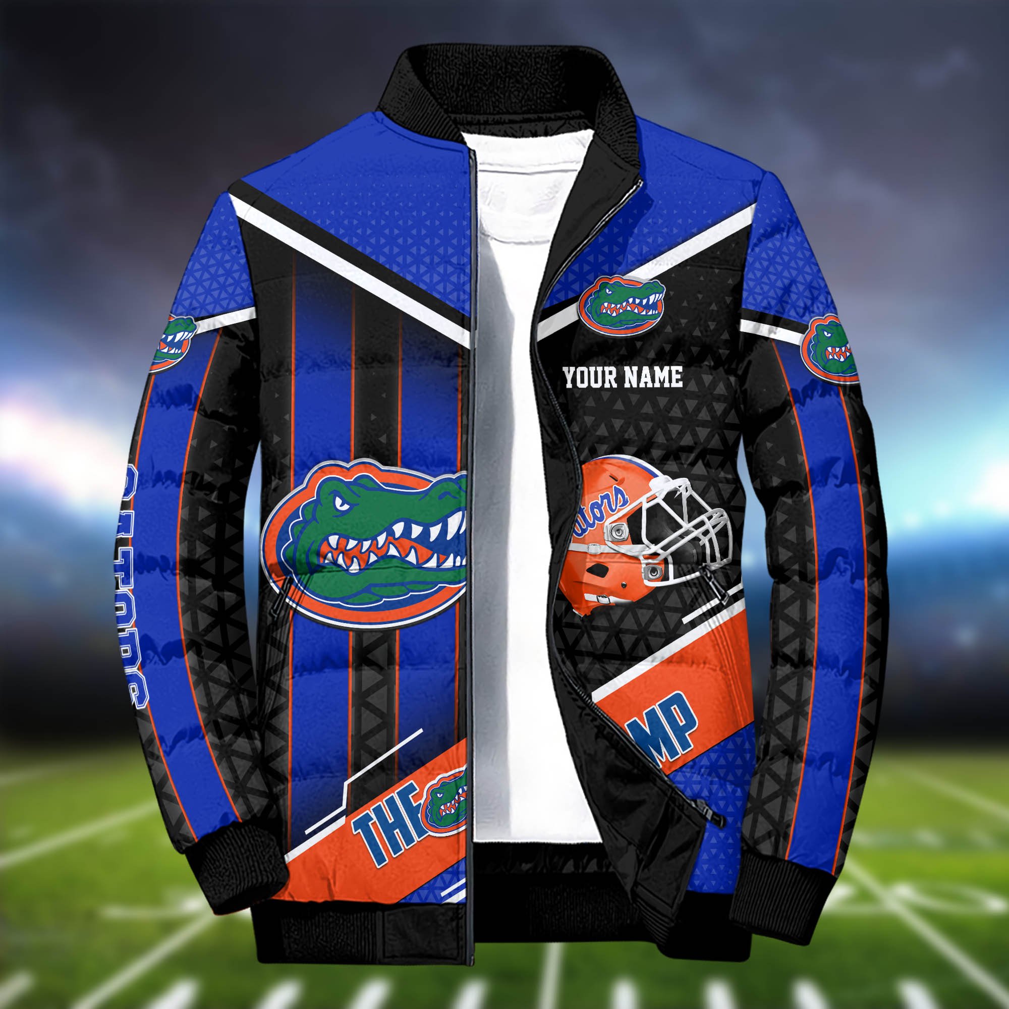 Alternative view of Florida Gators Puffer Jacket And Sweatpants 2024 Version Personalized Your Name, Puffer Jacket For Sport Fans, Sport Sweatpants, Gifts For Sport Lovers ETHY-62775