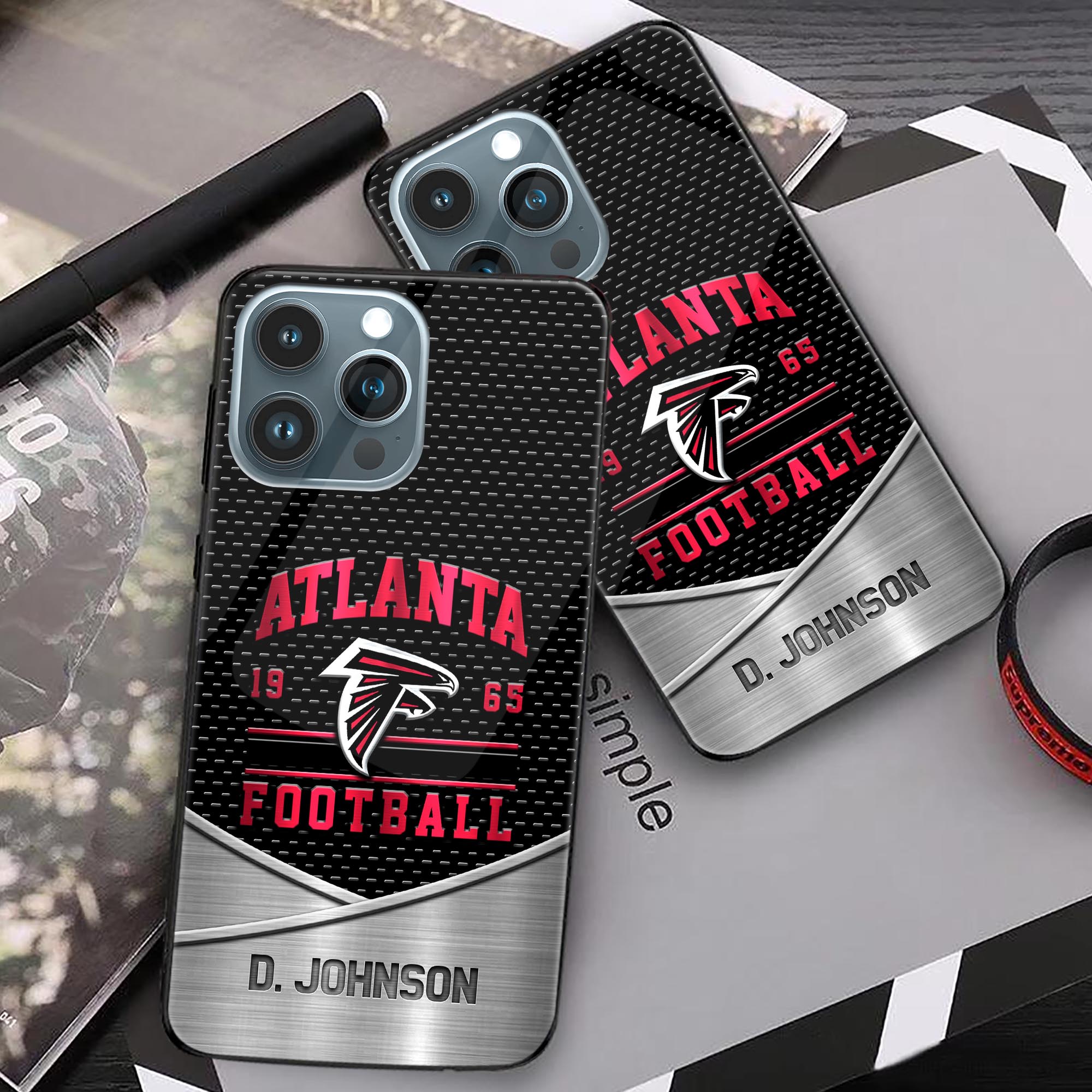 Alternative view of Atlanta Falcons Phonecase Personalized Your Name 2024 Versions, Sport Phoncase Accessory, Sport Phonecase For Fan,  Fan Gifts EHIVM-52158