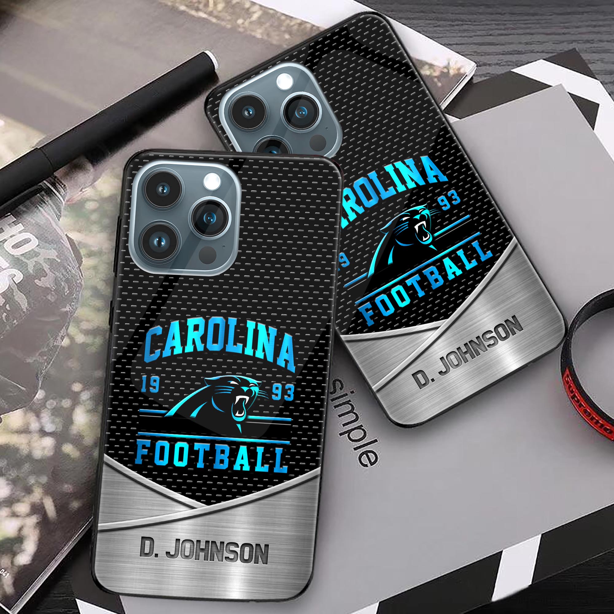 Alternative view of Carolina Panthers Phonecase Personalized Your Name 2024 Versions, Sport Phoncase Accessory, Sport Phonecase For Fan,  Fan Gifts EHIVM-52158