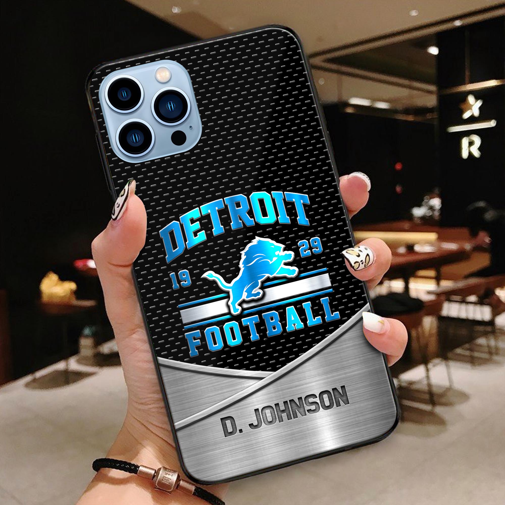 Detroit Lions Phonecase Personalized Your Name 2024 Versions, Sport Phoncase Accessory, Sport Phonecase For Fan,  Fan Gifts EHIVM-52158