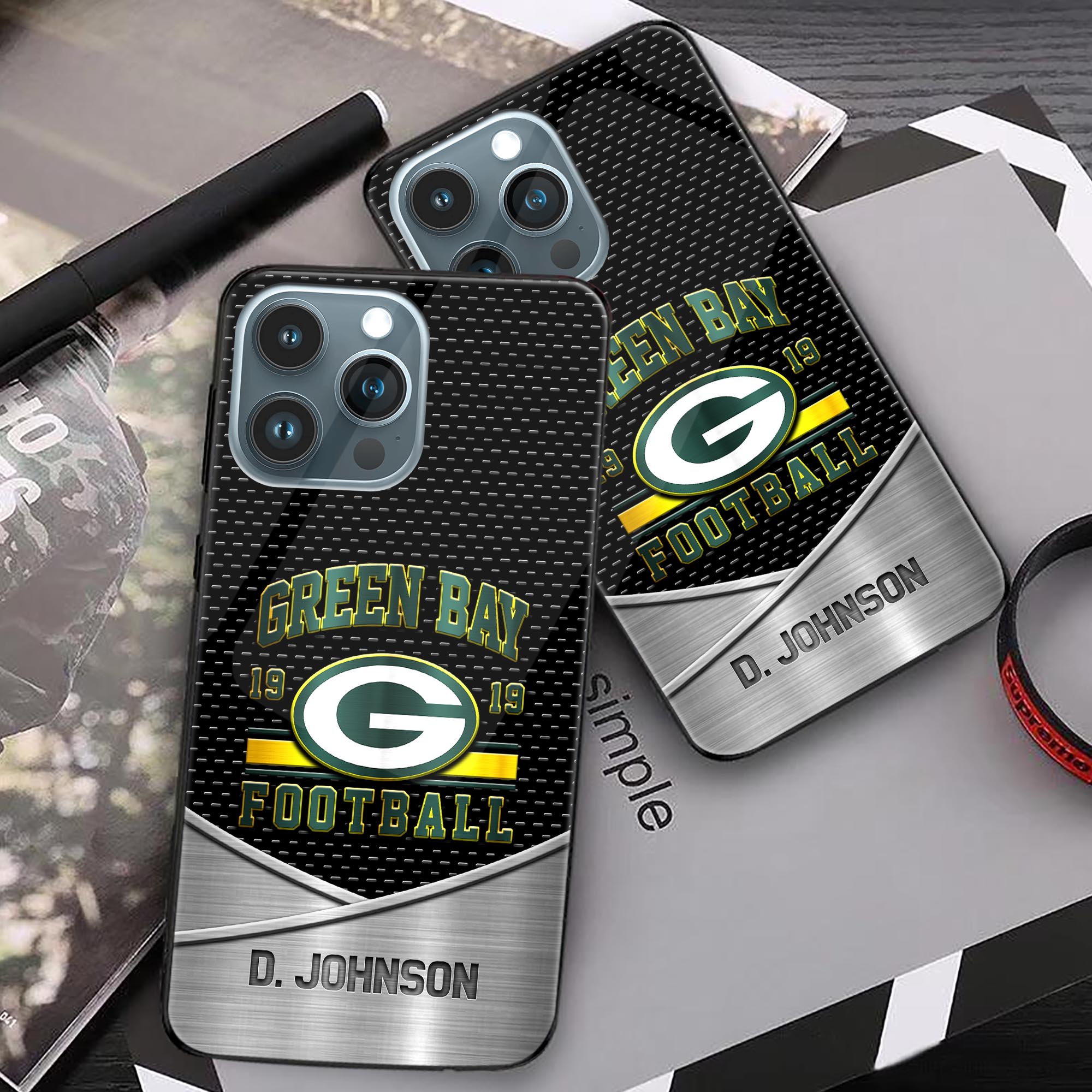 Alternative view of Green Bay Packers Phonecase Personalized Your Name 2024 Versions, Sport Phoncase Accessory, Sport Phonecase For Fan,  Fan Gifts EHIVM-52158