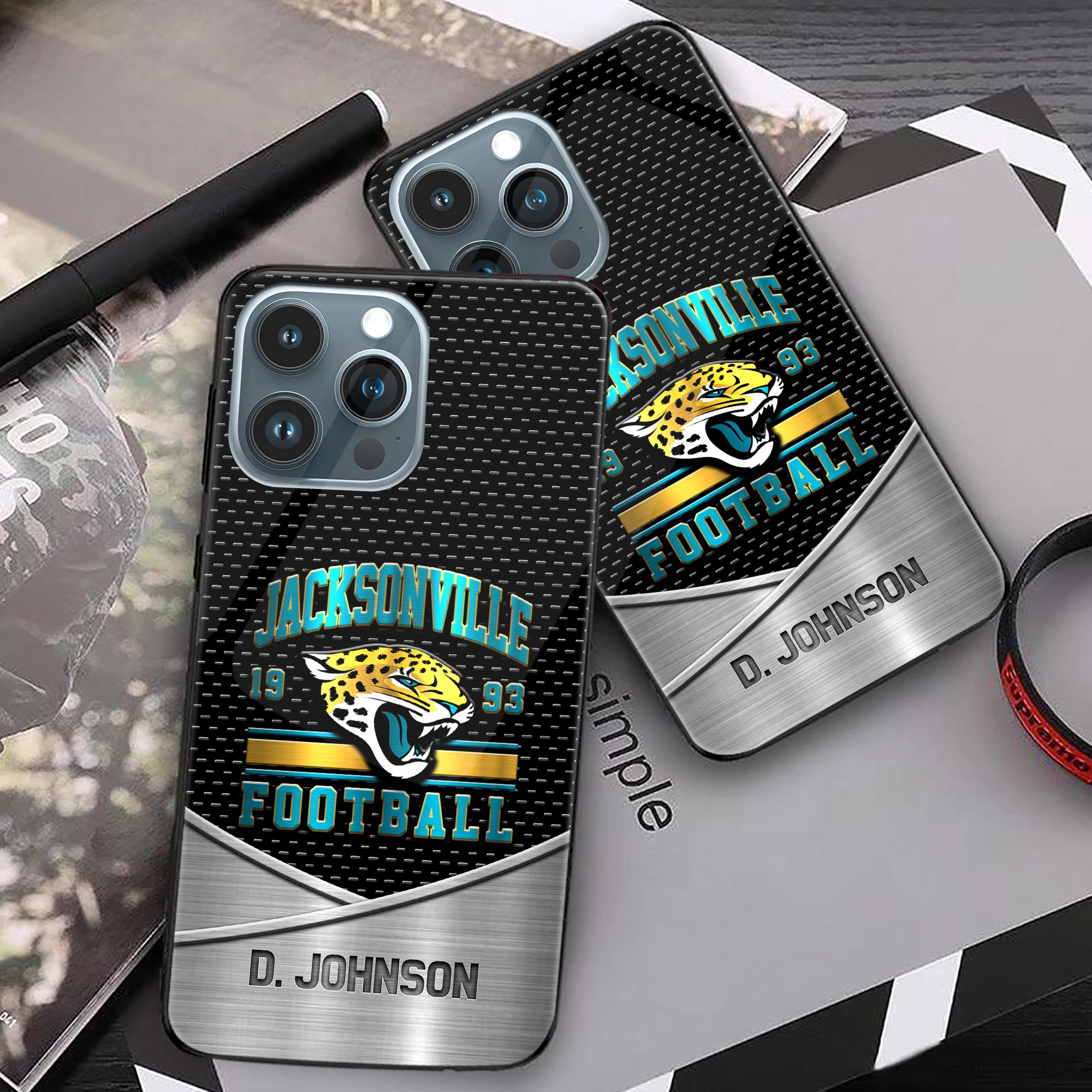 Alternative view of Jacksonville Jaguars Phonecase Personalized Your Name 2024 Versions, Sport Phoncase Accessory, Sport Phonecase For Fan,  Fan Gifts EHIVM-52158