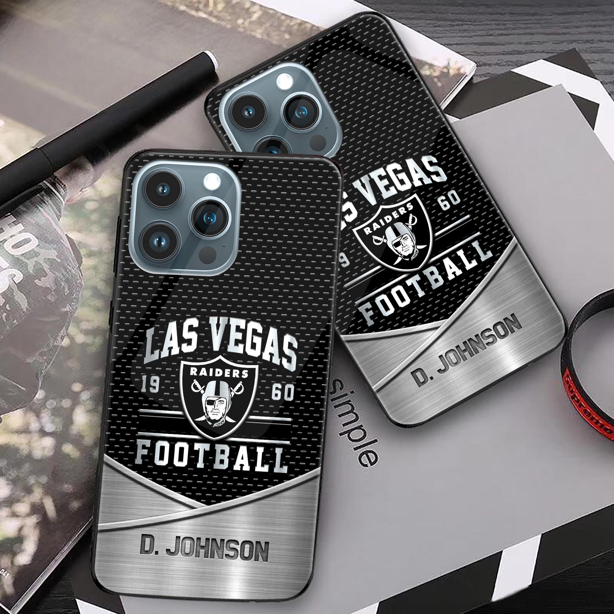 Alternative view of Las Vegas Raiders Phonecase Personalized Your Name 2024 Versions, Sport Phoncase Accessory, Sport Phonecase For Fan,  Fan Gifts EHIVM-52158