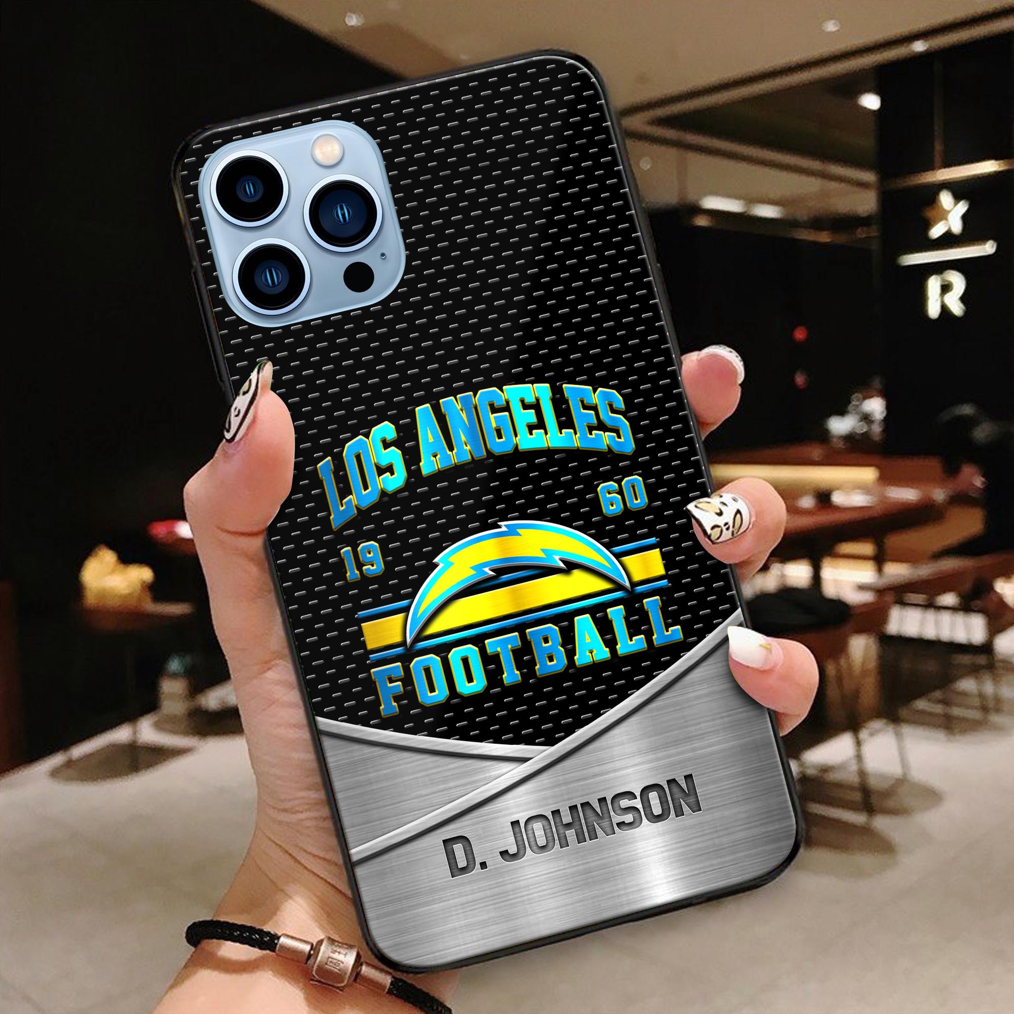 Los Angeles Chargers Phonecase Personalized Your Name 2024 Versions, Sport Phoncase Accessory, Sport Phonecase For Fan,  Fan Gifts EHIVM-52158