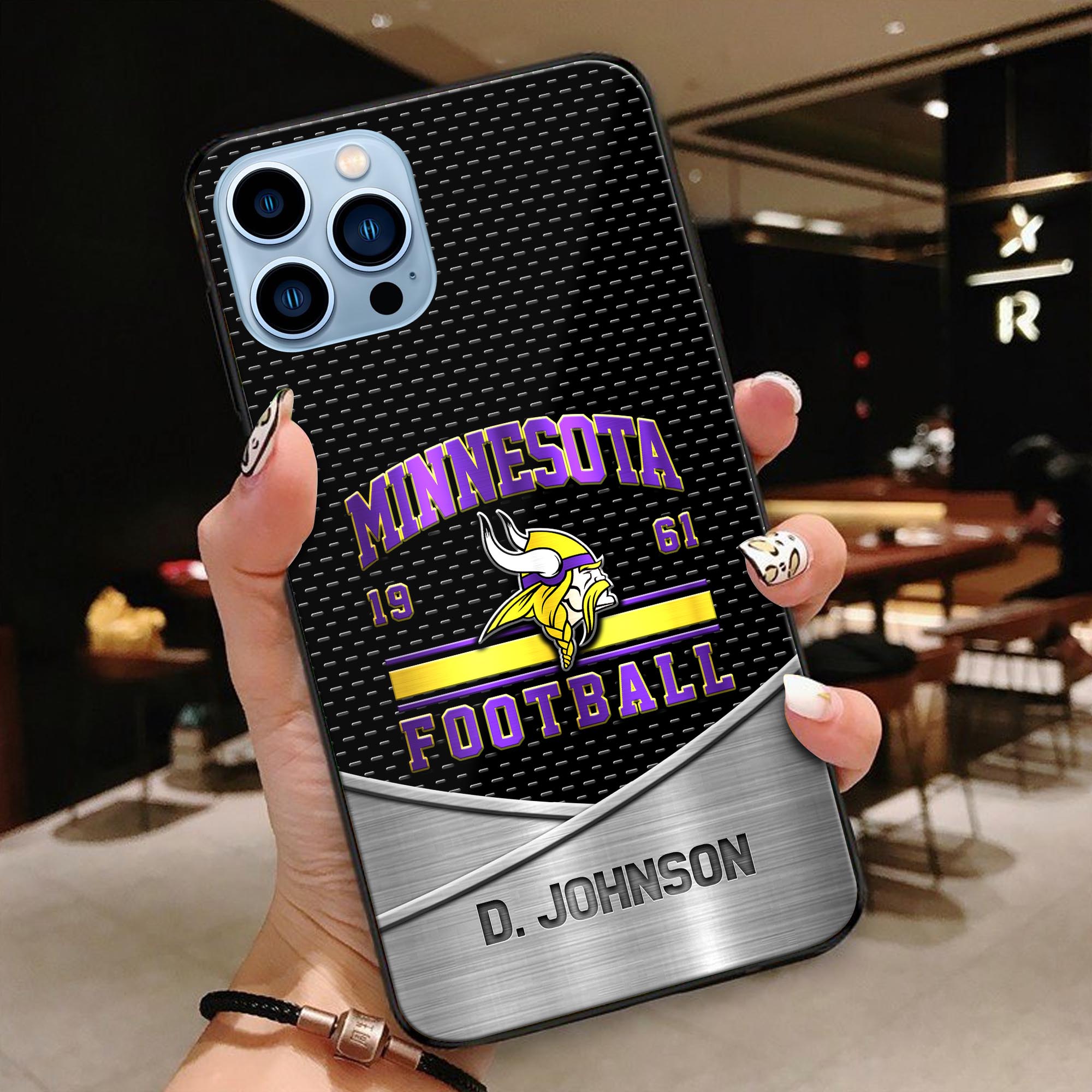 Minnesota Vikings Phonecase Personalized Your Name 2024 Versions, Sport Phoncase Accessory, Sport Phonecase For Fan,  Fan Gifts EHIVM-52158