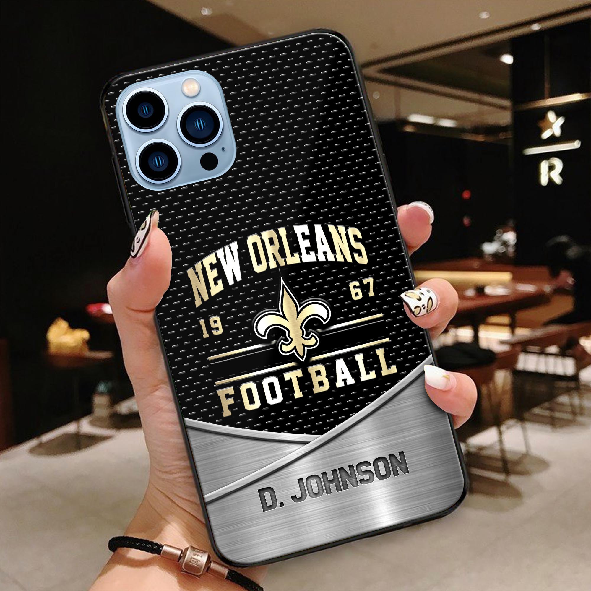 New Orleans Saints Phonecase Personalized Your Name 2024 Versions, Sport Phoncase Accessory, Sport Phonecase For Fan,  Fan Gifts EHIVM-52158