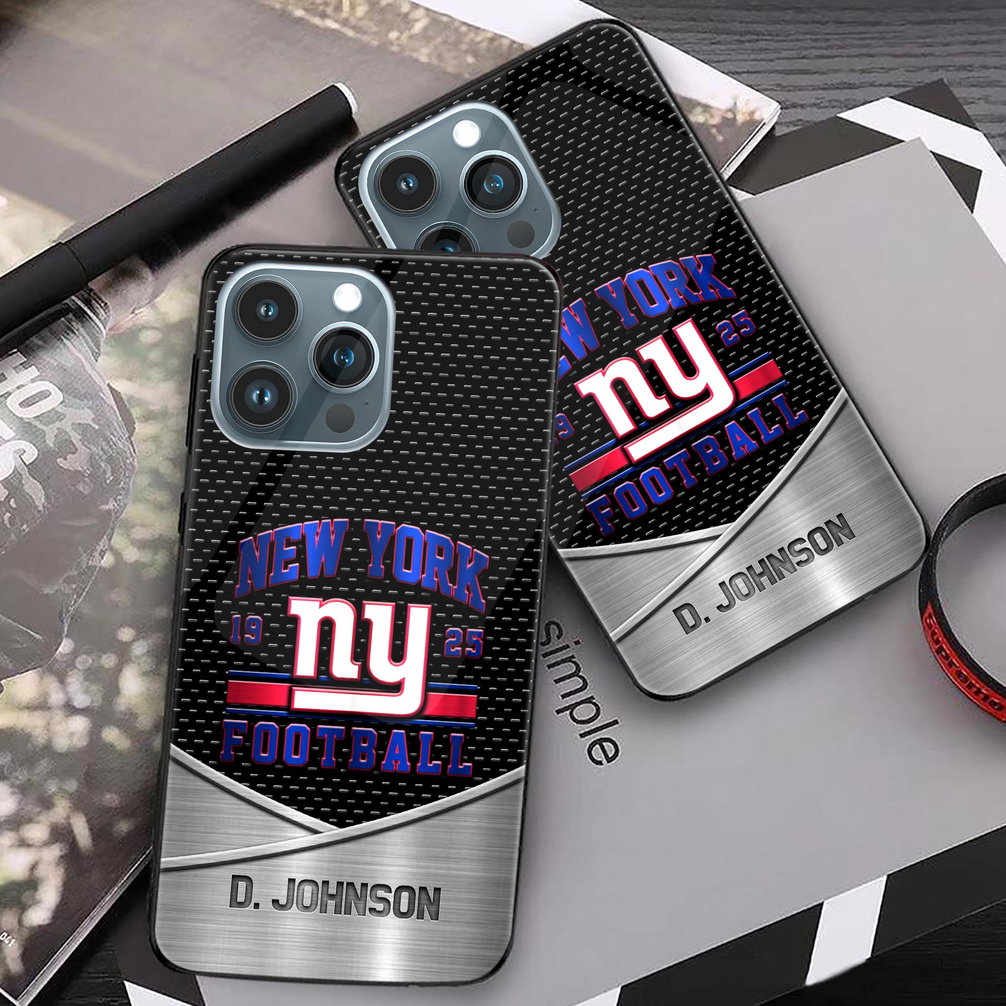Alternative view of New York Giants Phonecase Personalized Your Name 2024 Versions, Sport Phoncase Accessory, Sport Phonecase For Fan,  Fan Gifts EHIVM-52158