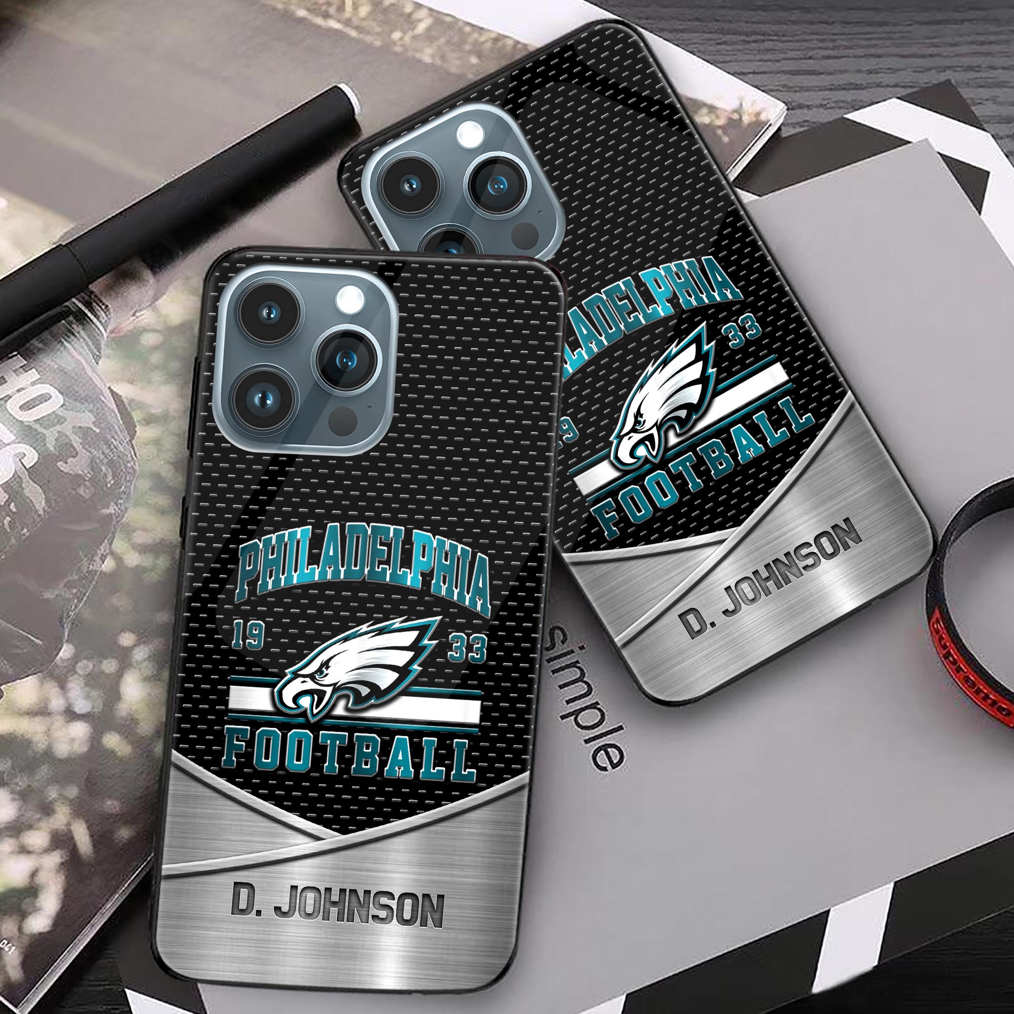 Alternative view of Philadelphia Eagles Phonecase Personalized Your Name 2024 Versions, Sport Phoncase Accessory, Sport Phonecase For Fan,  Fan Gifts EHIVM-52158