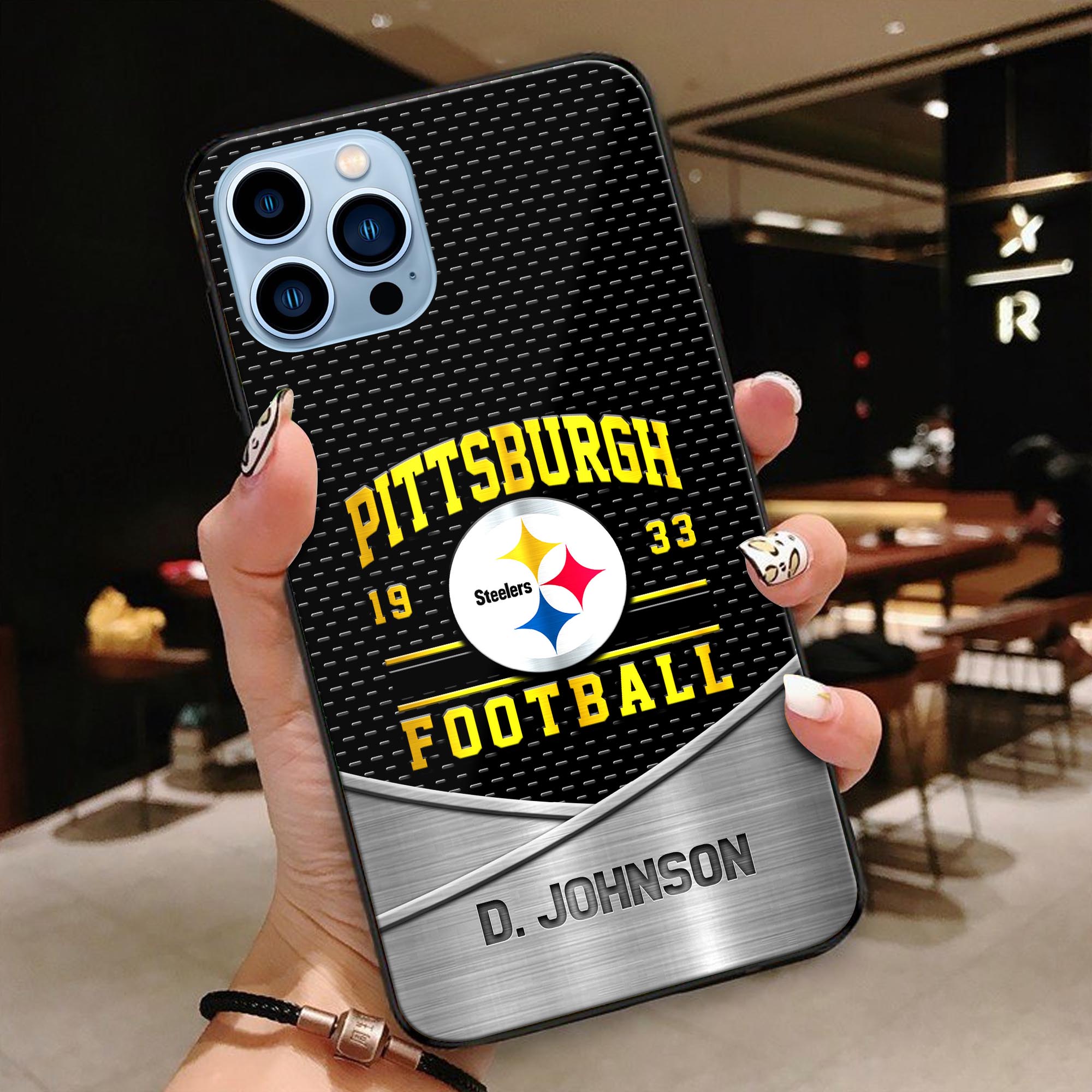 Pittsburgh Steelers Phonecase Personalized Your Name 2024 Versions, Sport Phoncase Accessory, Sport Phonecase For Fan,  Fan Gifts EHIVM-52158