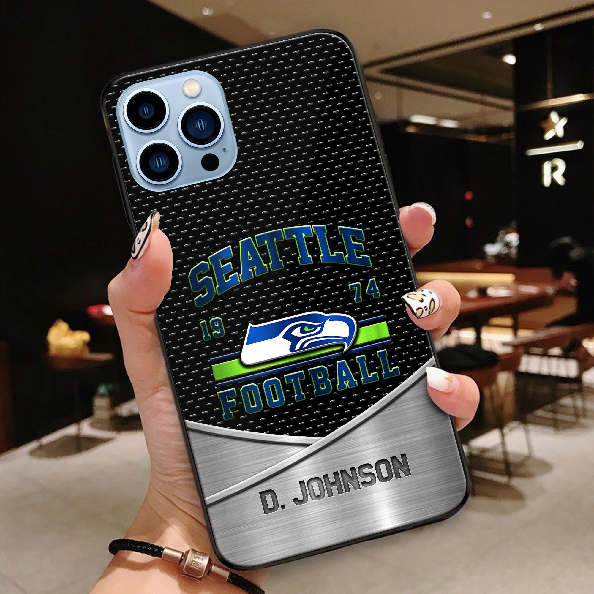 Seattle Seahawks Phonecase Personalized Your Name 2024 Versions, Sport Phoncase Accessory, Sport Phonecase For Fan,  Fan Gifts EHIVM-52158