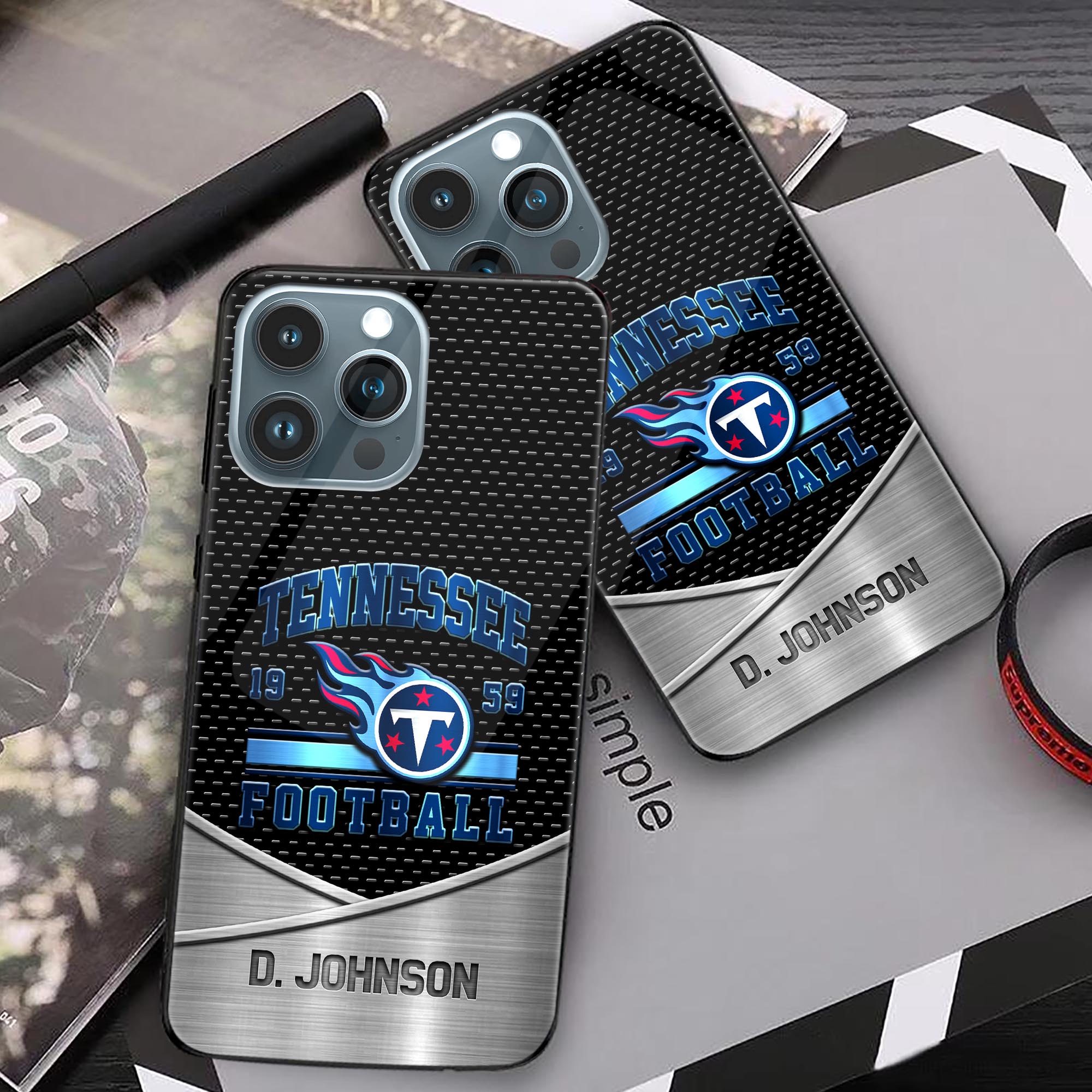 Alternative view of Tennessee Titans Phonecase Personalized Your Name 2024 Versions, Sport Phoncase Accessory, Sport Phonecase For Fan,  Fan Gifts EHIVM-52158