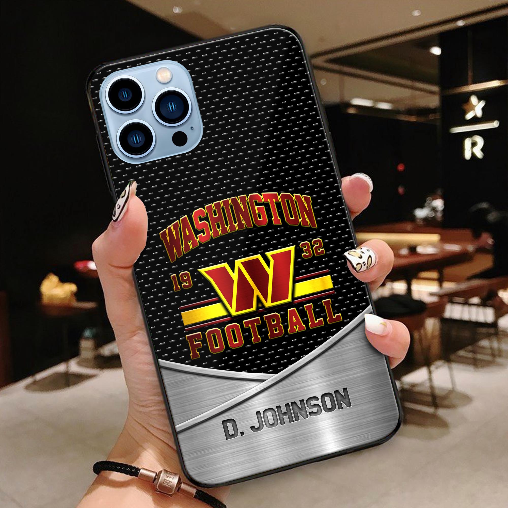 Washington Commanders Phonecase Personalized Your Name 2024 Versions, Sport Phoncase Accessory, Sport Phonecase For Fan,  Fan Gifts EHIVM-52158