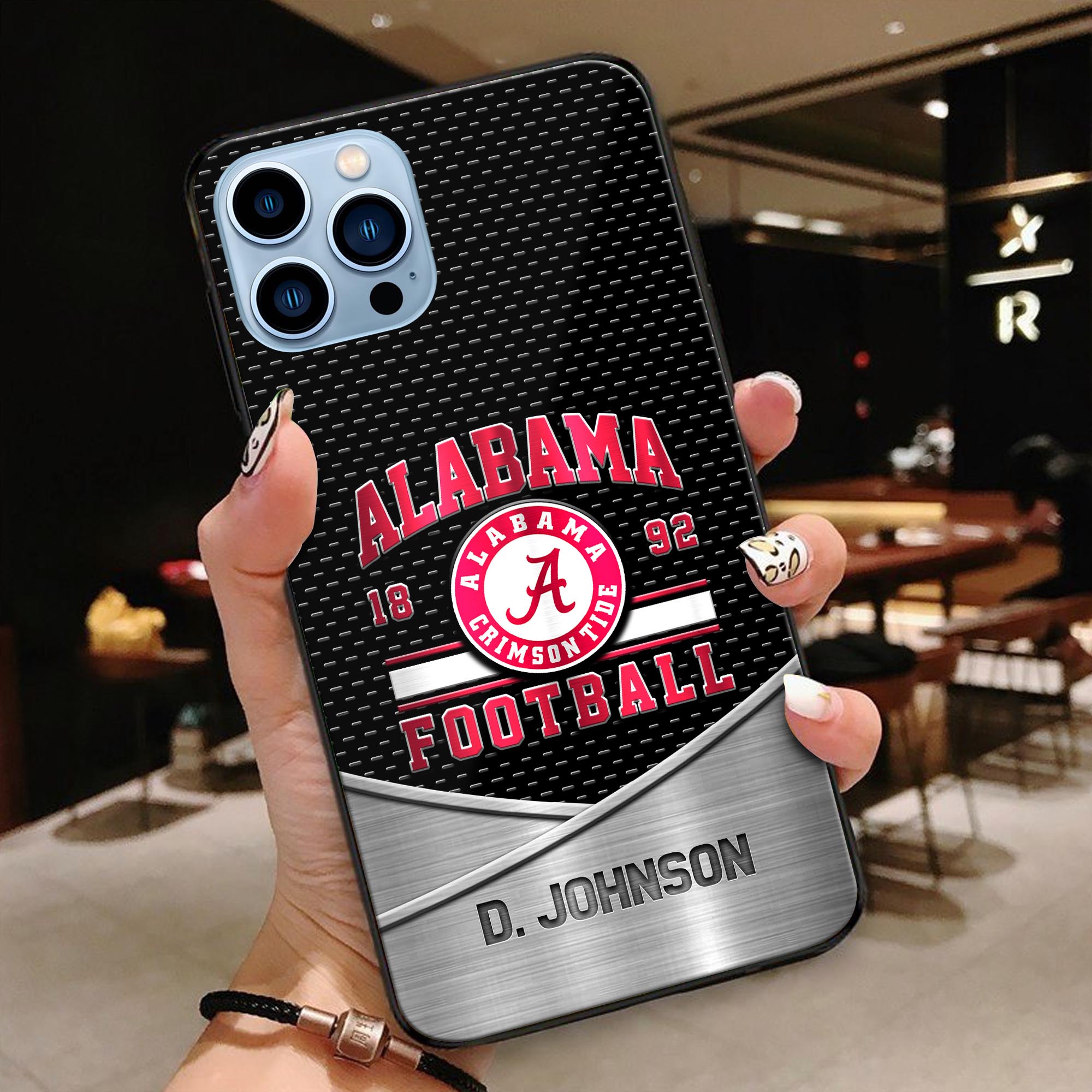 Alabama Crimson Tide Phonecase Personalized Your Name 2024 Versions, Sport Phoncase Accessory, Sport Phonecase For Fan, Fan Gifts EHIVM-52263