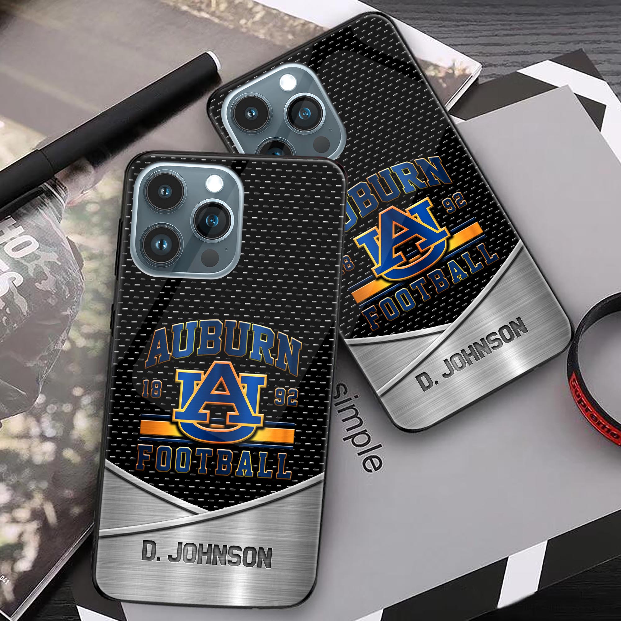 Alternative view of Auburn Tigers Phonecase Personalized Your Name 2024 Versions, Sport Phoncase Accessory, Sport Phonecase For Fan, Fan Gifts EHIVM-52263