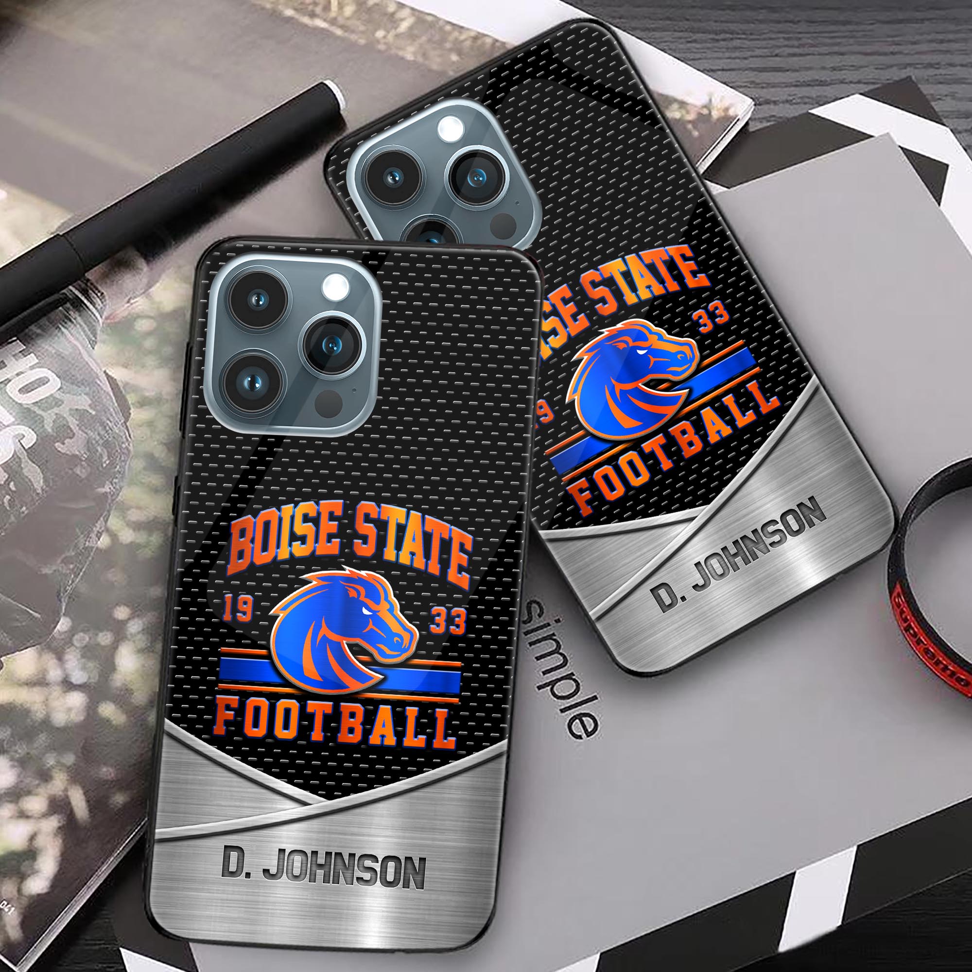 Alternative view of Boise State Broncos Phonecase Personalized Your Name 2024 Versions, Sport Phoncase Accessory, Sport Phonecase For Fan, Fan Gifts EHIVM-52263
