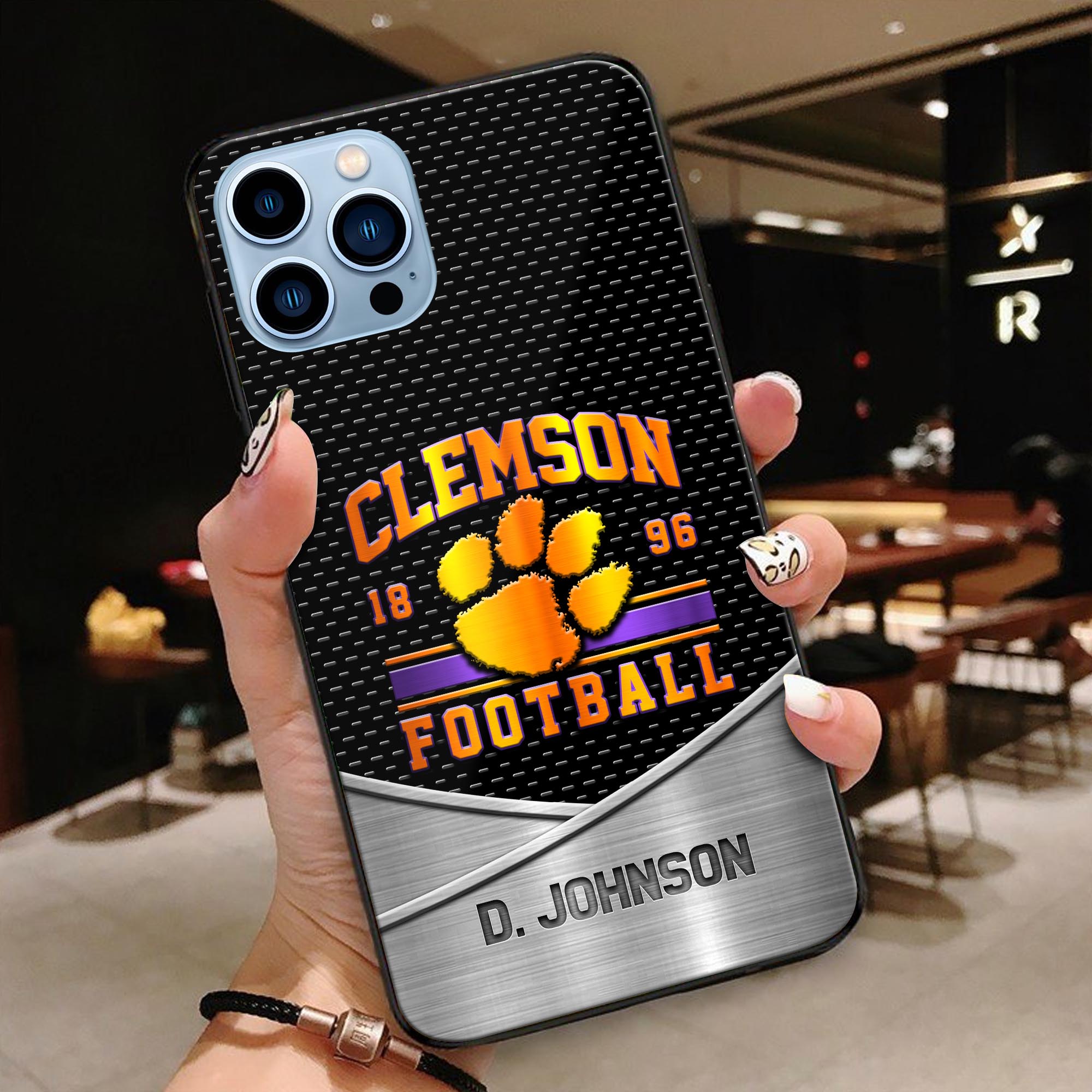 Clemson Tigers Phonecase Personalized Your Name 2024 Versions, Sport Phoncase Accessory, Sport Phonecase For Fan, Fan Gifts EHIVM-52263