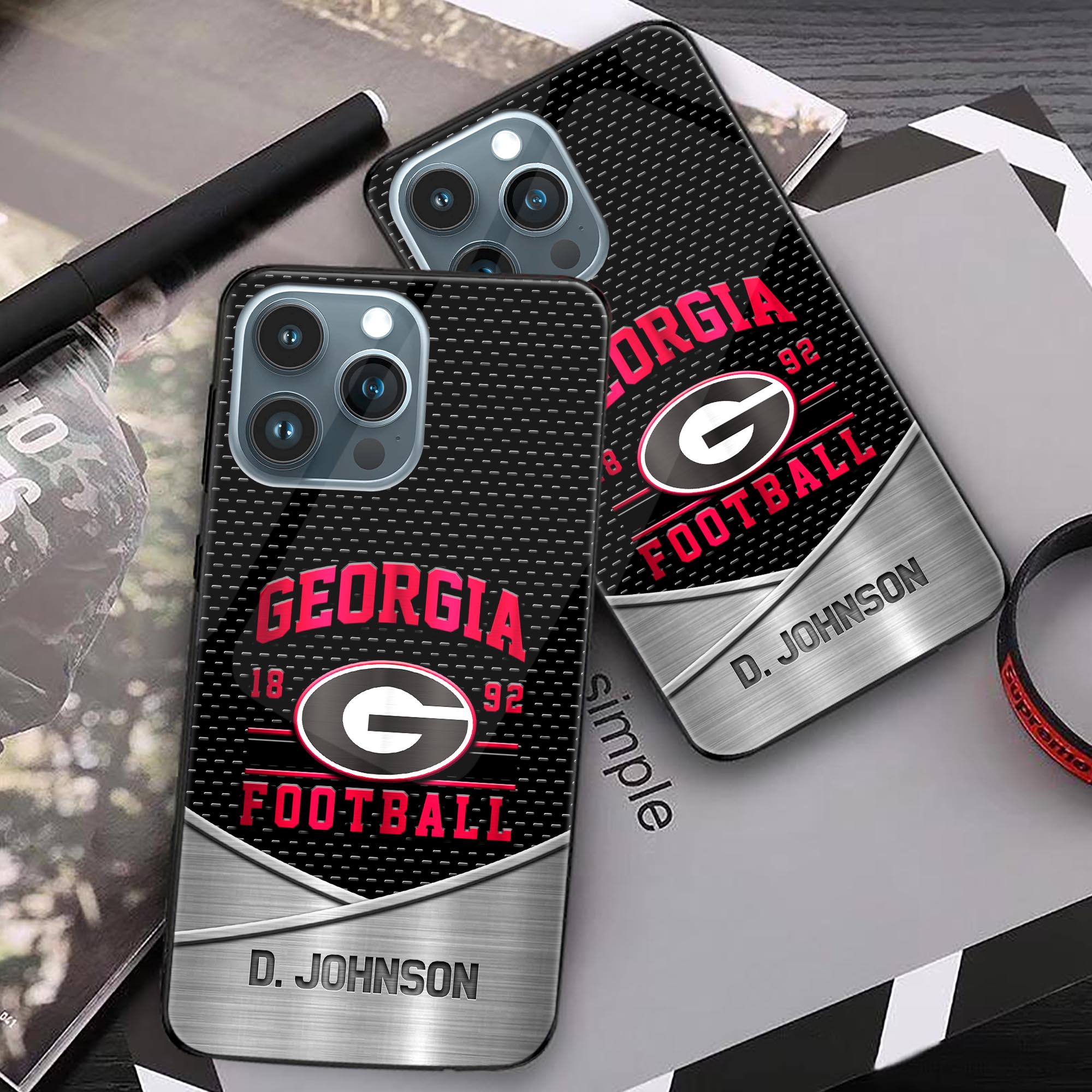 Alternative view of Georgia Bulldogs Phonecase Personalized Your Name 2024 Versions, Sport Phoncase Accessory, Sport Phonecase For Fan, Fan Gifts EHIVM-52263