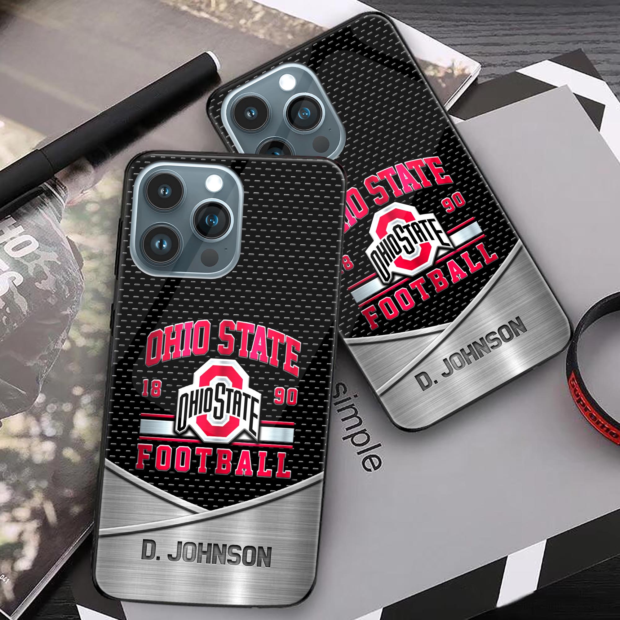 Alternative view of Ohio State Buckeyes Phonecase Personalized Your Name 2024 Versions, Sport Phoncase Accessory, Sport Phonecase For Fan, Fan Gifts EHIVM-52263
