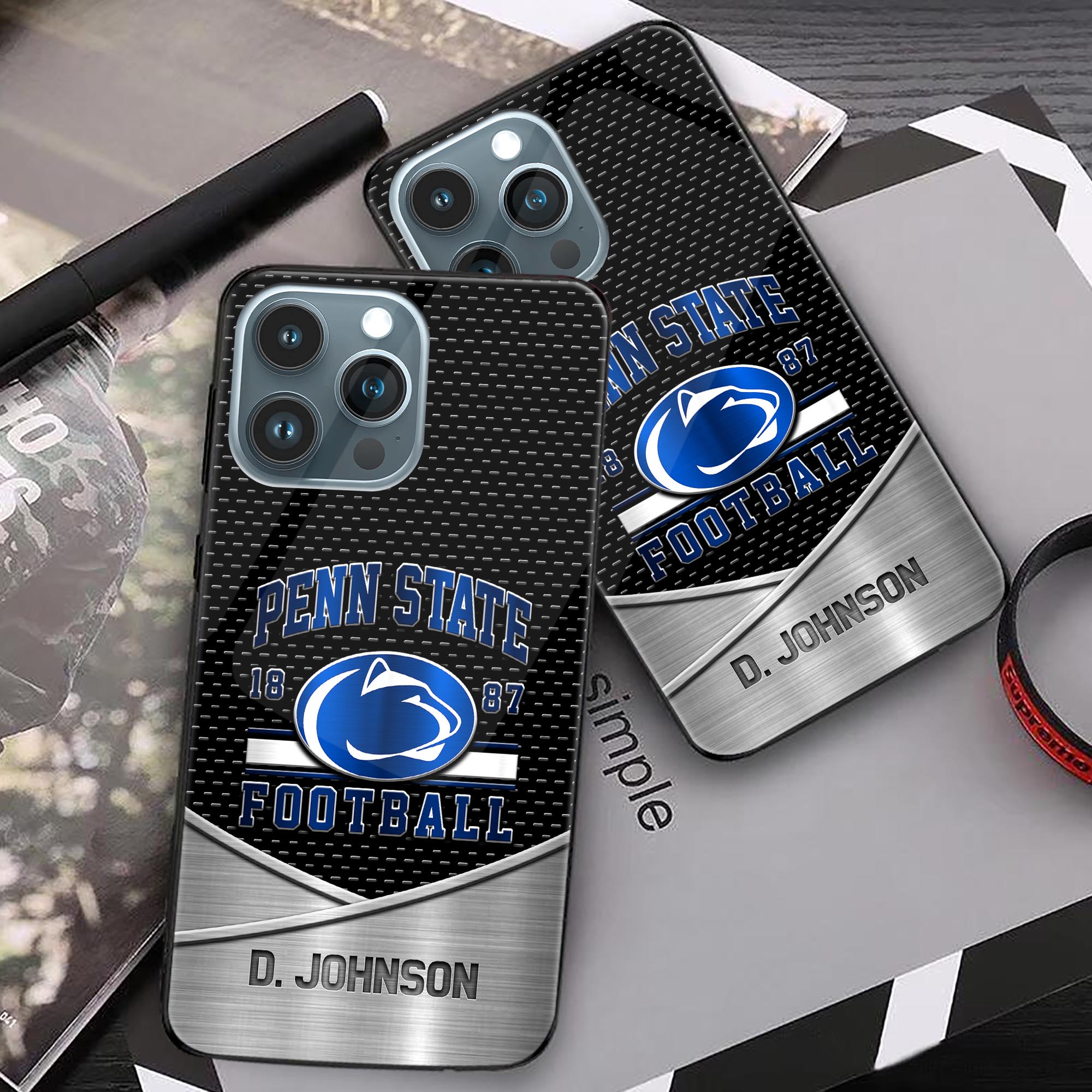 Alternative view of Penn State Nittany Lions Phonecase Personalized Your Name 2024 Versions, Sport Phoncase Accessory, Sport Phonecase For Fan, Fan Gifts EHIVM-52263