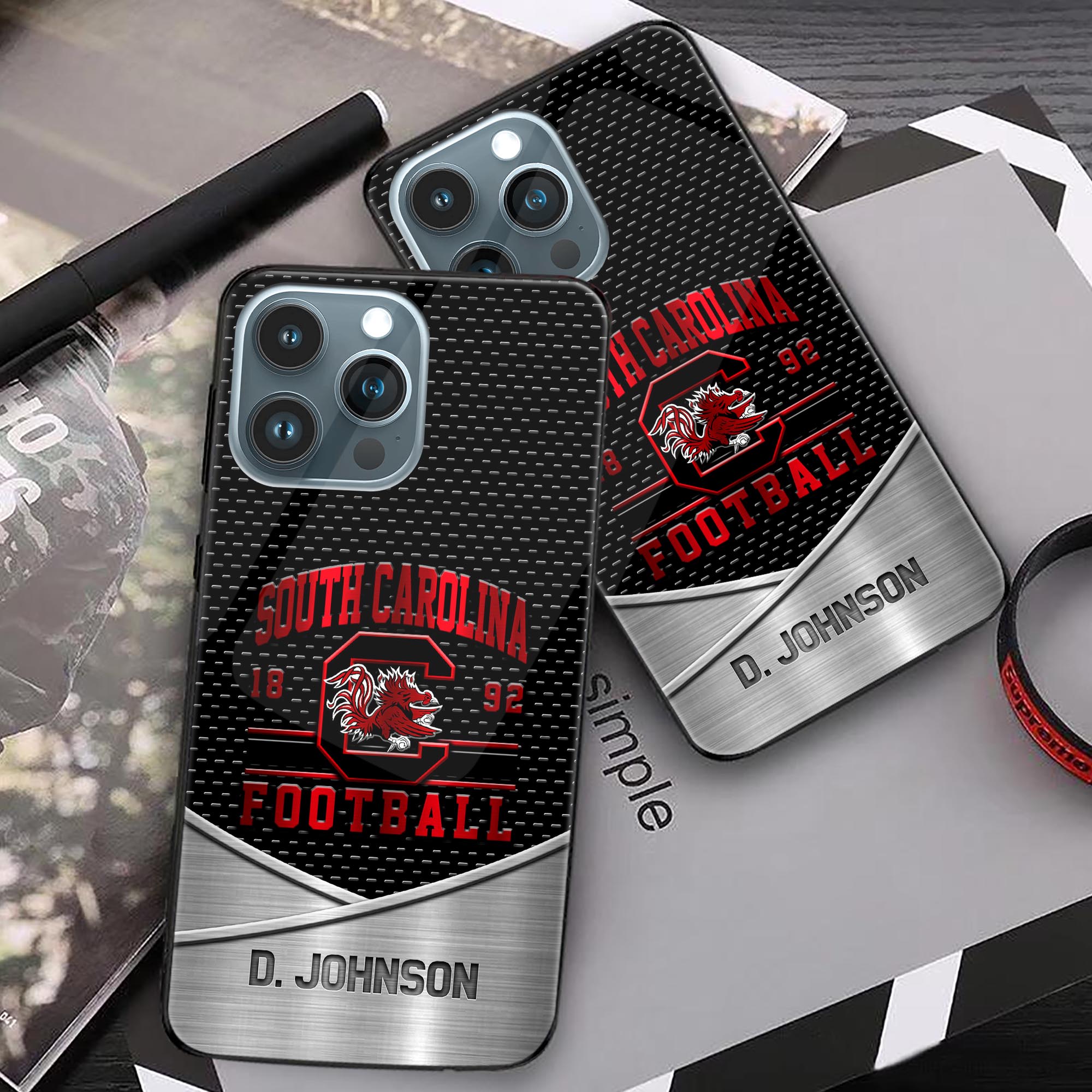 Alternative view of South Carolina Gamecocks Phonecase Personalized Your Name 2024 Versions, Sport Phoncase Accessory, Sport Phonecase For Fan, Fan Gifts EHIVM-52263