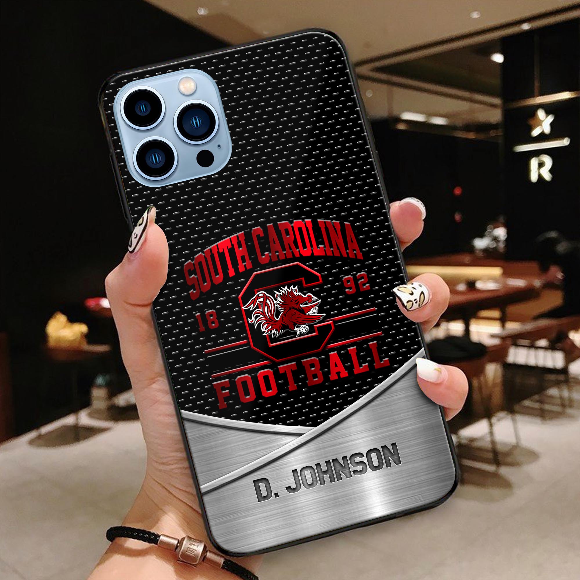 South Carolina Gamecocks Phonecase Personalized Your Name 2024 Versions, Sport Phoncase Accessory, Sport Phonecase For Fan, Fan Gifts EHIVM-52263