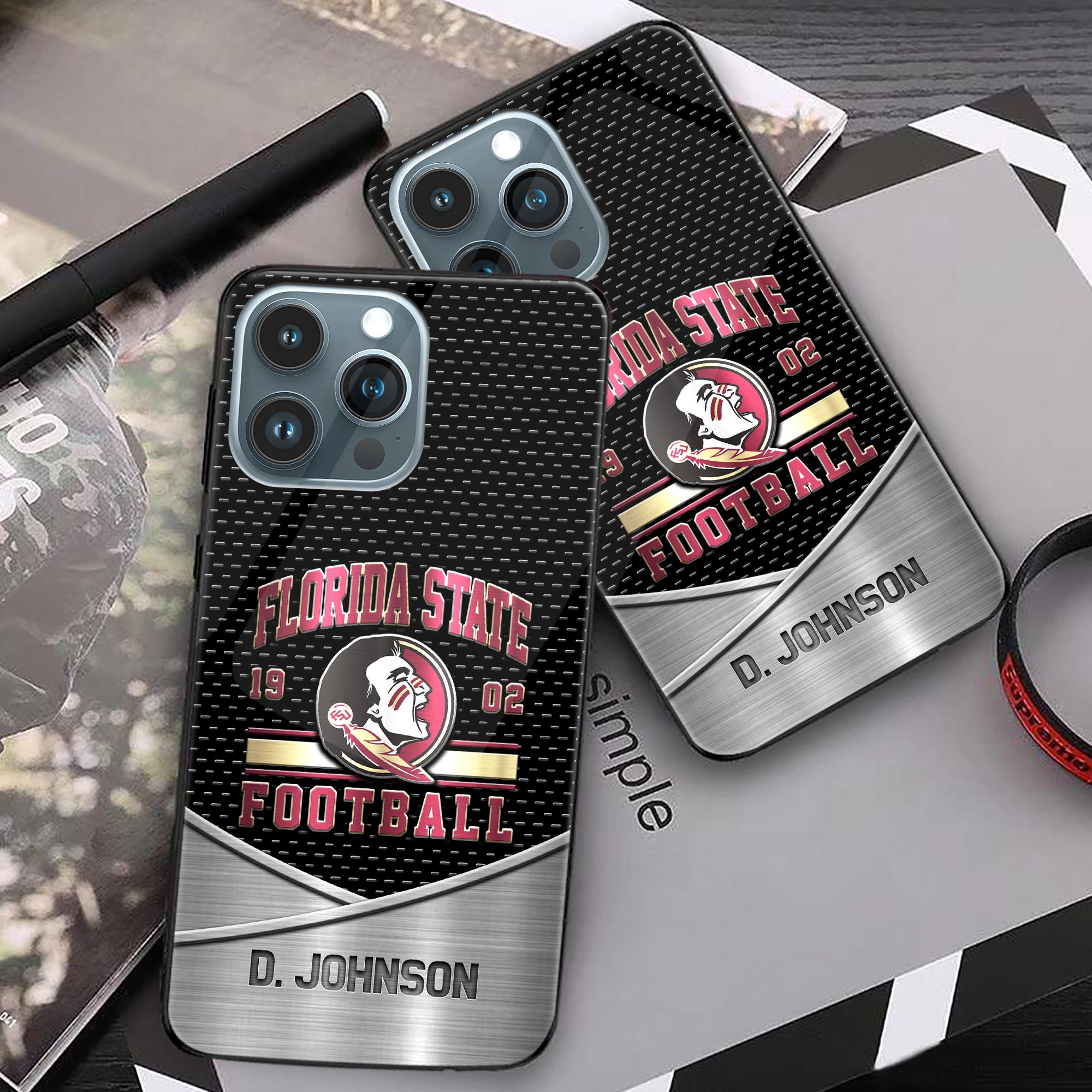 Alternative view of Florida State Seminoles Phonecase Personalized Your Name 2024 Versions, Sport Phoncase Accessory, Sport Phonecase For Fan, Fan Gifts EHIVM-52263