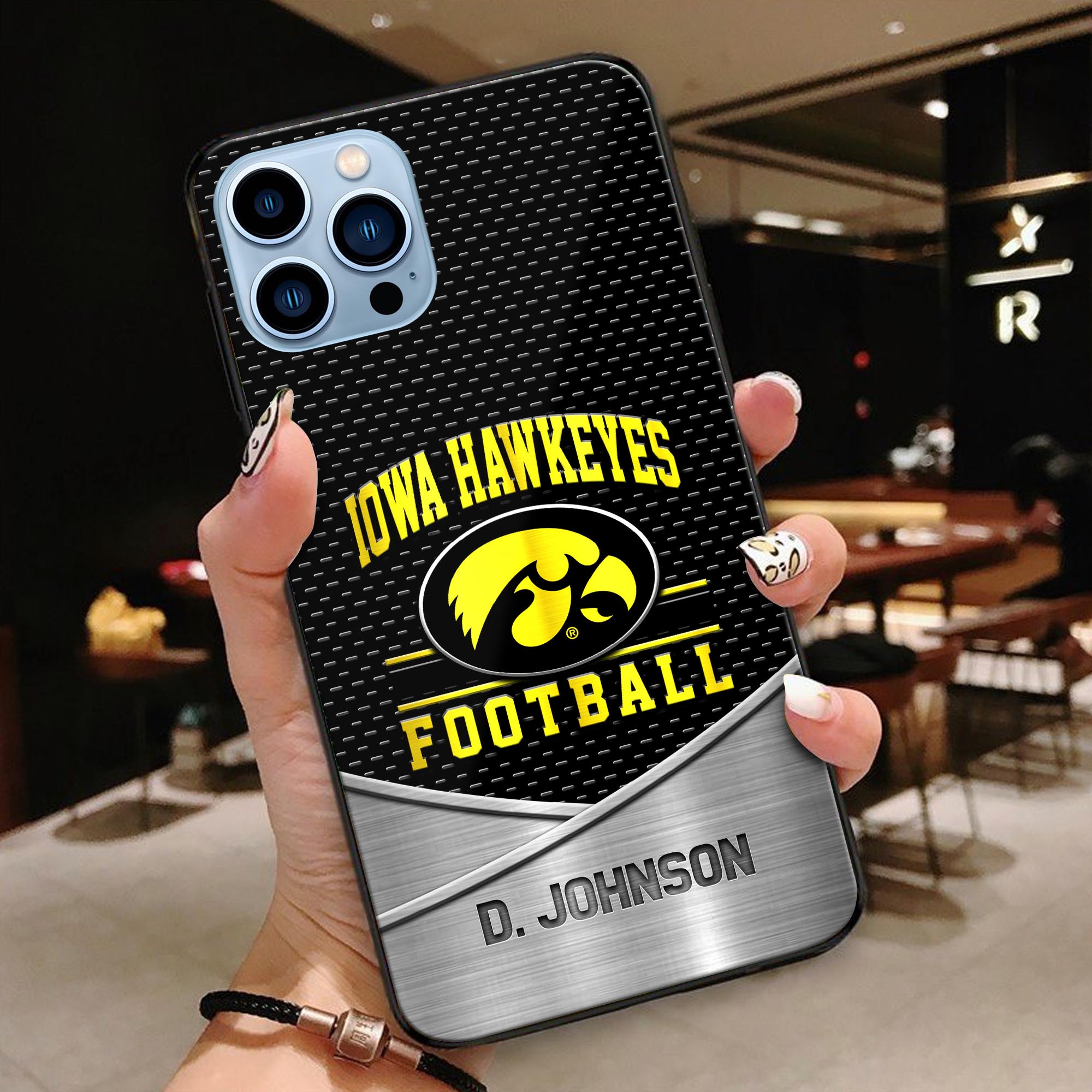 Iowa Hawkeyes Phonecase Personalized Your Name 2024 Versions, Sport Phoncase Accessory, Sport Phonecase For Fan, Fan Gifts EHIVM-52263