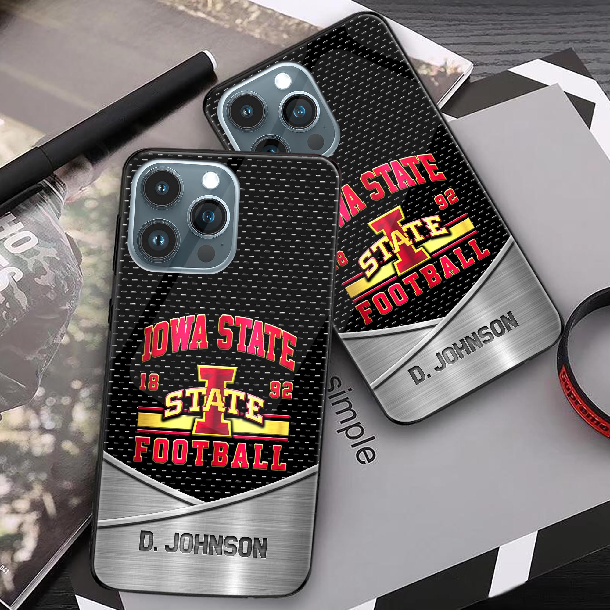 Alternative view of Iowa State Cyclones Phonecase Personalized Your Name 2024 Versions, Sport Phoncase Accessory, Sport Phonecase For Fan, Fan Gifts EHIVM-52263