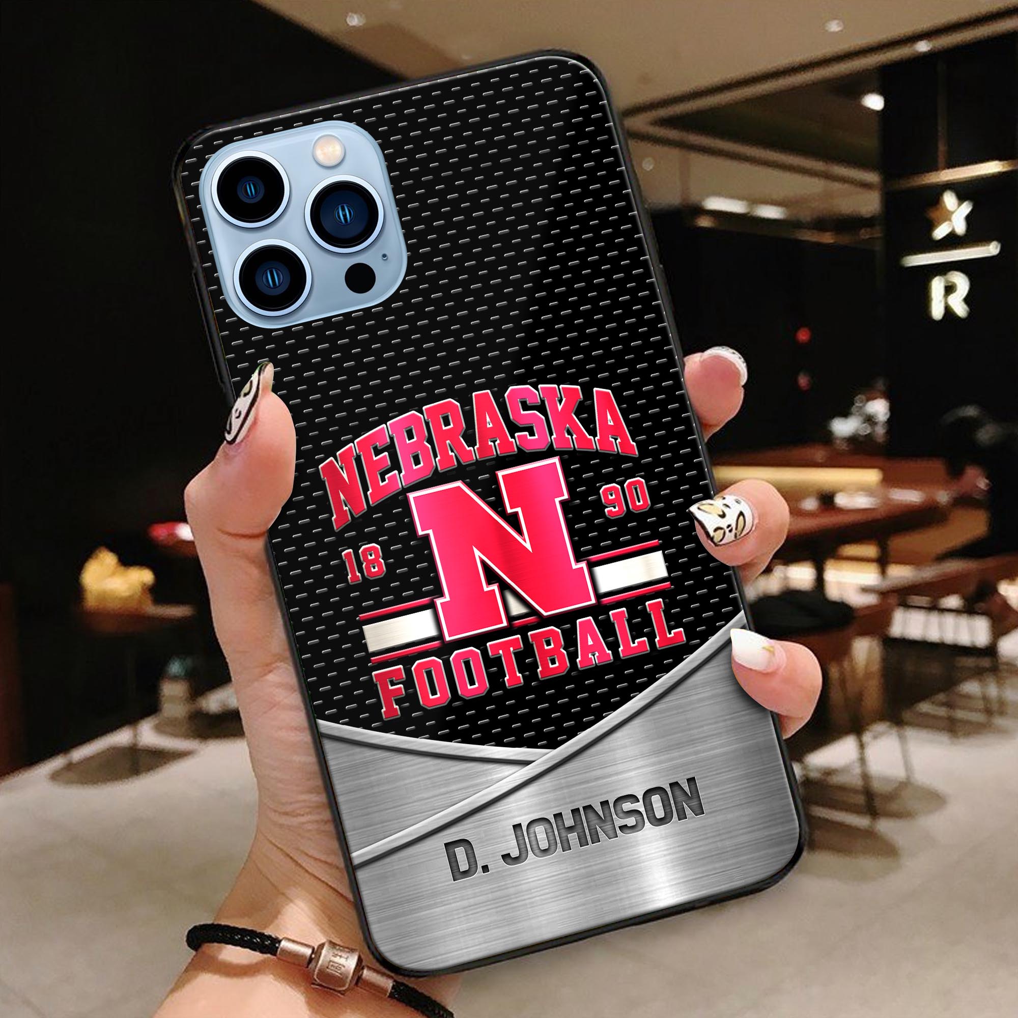 Nebraska Cornhuskers Phonecase Personalized Your Name 2024 Versions, Sport Phoncase Accessory, Sport Phonecase For Fan, Fan Gifts EHIVM-52263