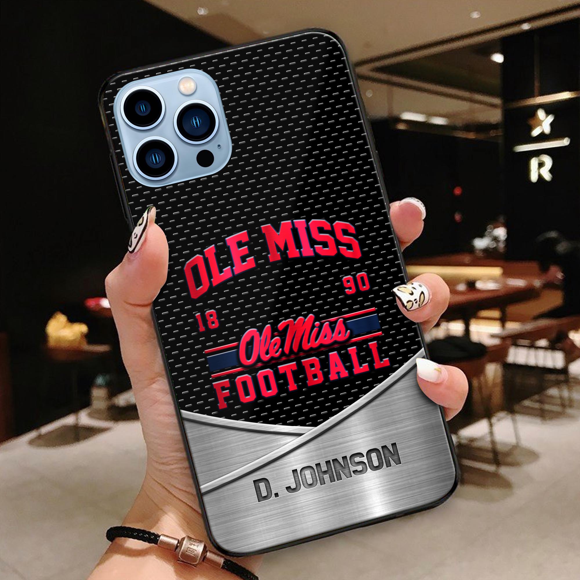 Ole Miss Rebels Phonecase Personalized Your Name 2024 Versions, Sport Phoncase Accessory, Sport Phonecase For Fan, Fan Gifts EHIVM-52263